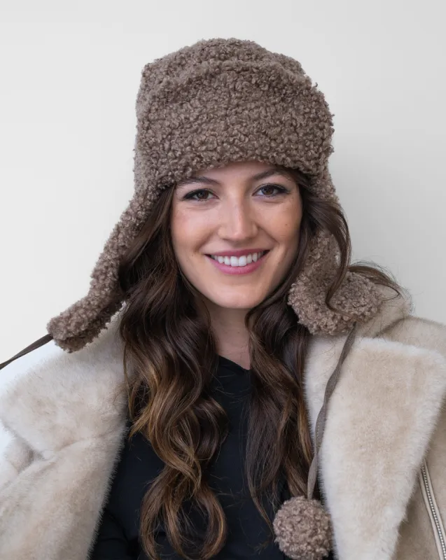 Faux Sherpa Trapper Hat sold by Adrienne Landau