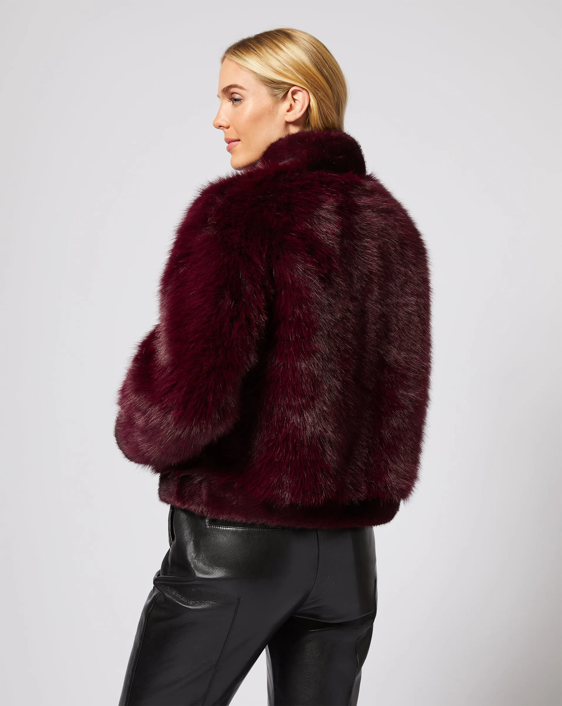 Devon Fox Faux Fur Jacket sold by Adrienne Landau product image thumbnail 3
