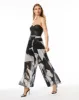 Sheer Wide Leg Pleated Pant sold by Adrienne Landau