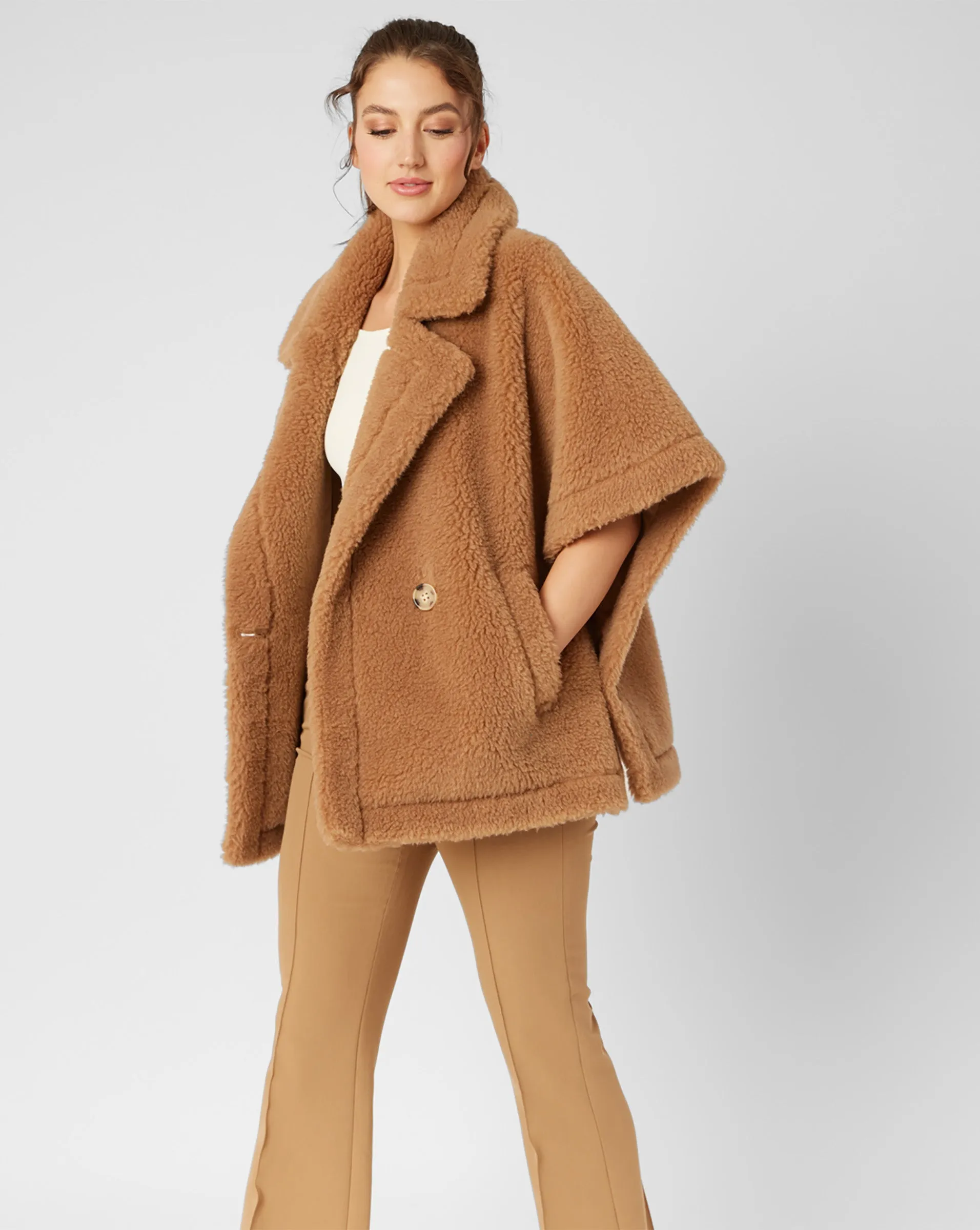 Faux Fur Teddy Jacket sold by Adrienne Landau product image thumbnail 2
