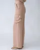 FINAL SALE - Wide Leg Satin Cargo Pant sold by Adrienne Landau