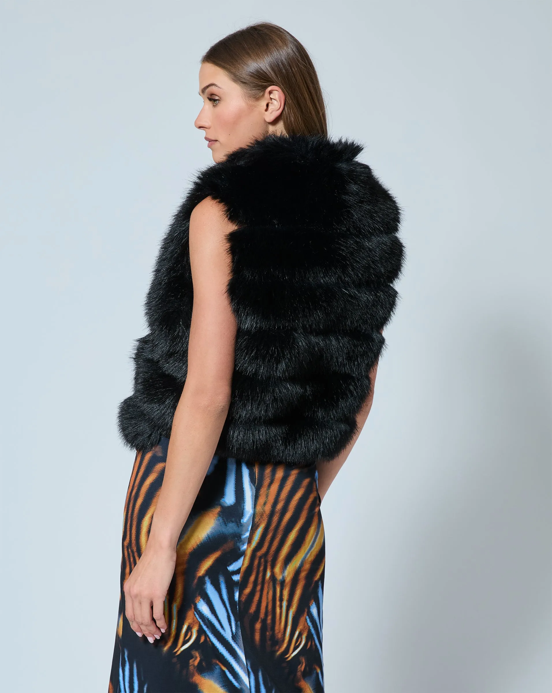 Icon Fox Faux Fur Vest sold by Adrienne Landau product image thumbnail 5