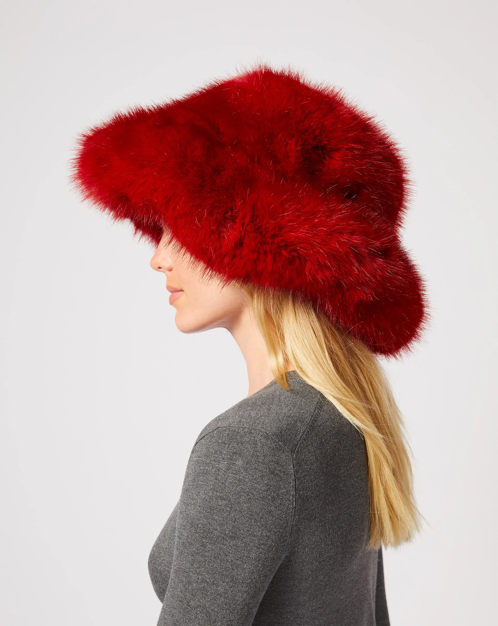 Landau Fox Faux Fur Hat sold by Adrienne Landau product image thumbnail 2