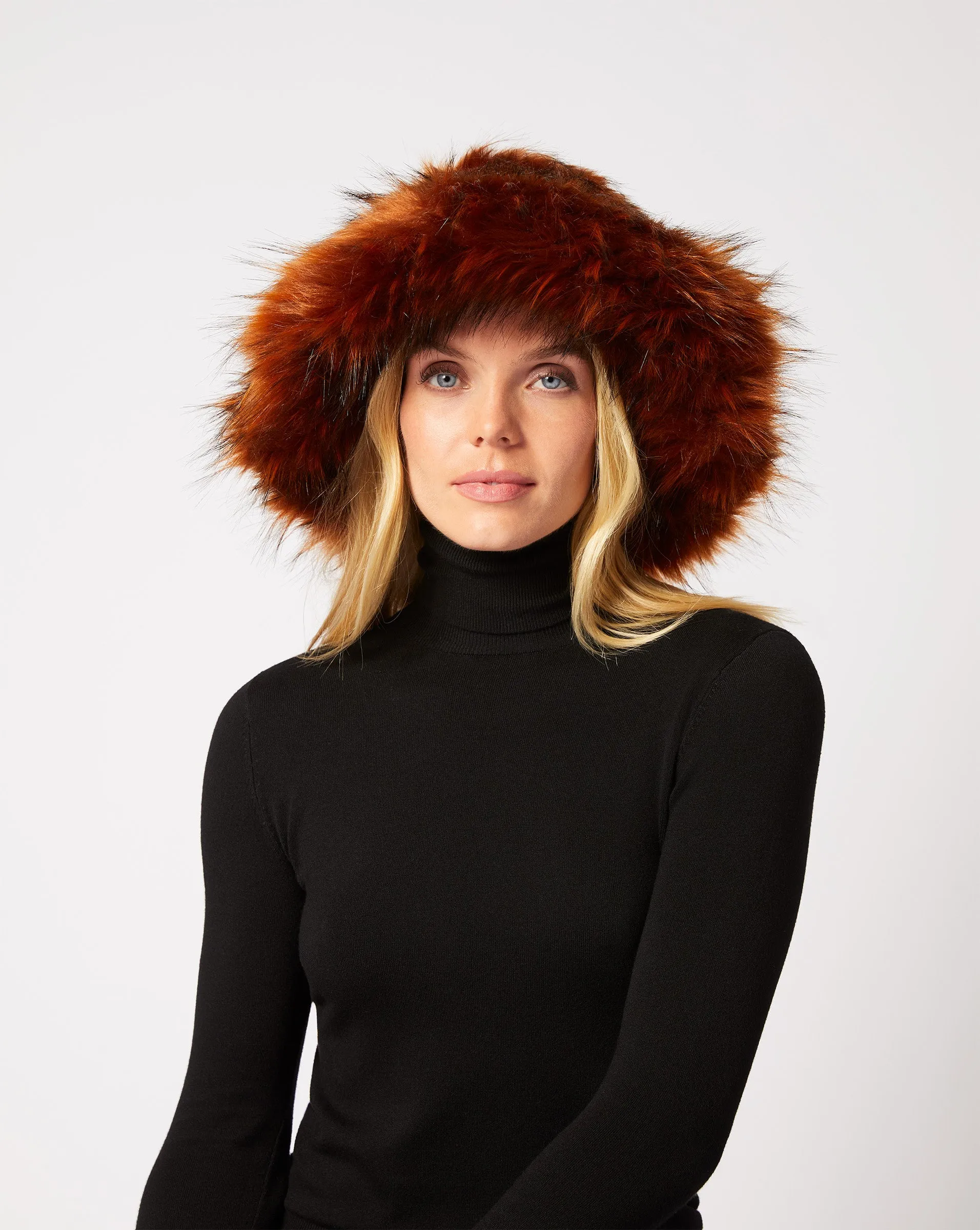 Long Hair Racoon Faux Fur Hat sold by Adrienne Landau
