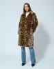 Cheetah Print Faux Fur Maxi Coat sold by Adrienne Landau