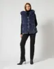 Fox Faux Fur & Faux Leather Hooded Vest sold by Adrienne Landau