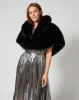 Faux Fox Fur Cape sold by Adrienne Landau