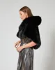 Faux Fox Fur Cape sold by Adrienne Landau