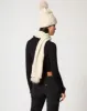 Faux Fur Pom-Pom Scarf sold by Adrienne Landau