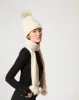 Faux Fur Pom-Pom Scarf sold by Adrienne Landau