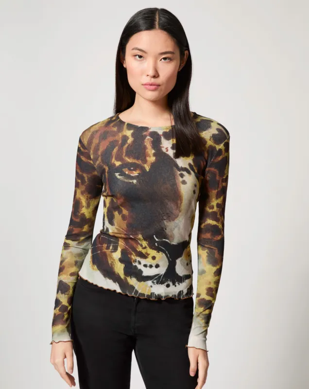 Tiger Long Sleeve T-Shirt sold by Adrienne Landau