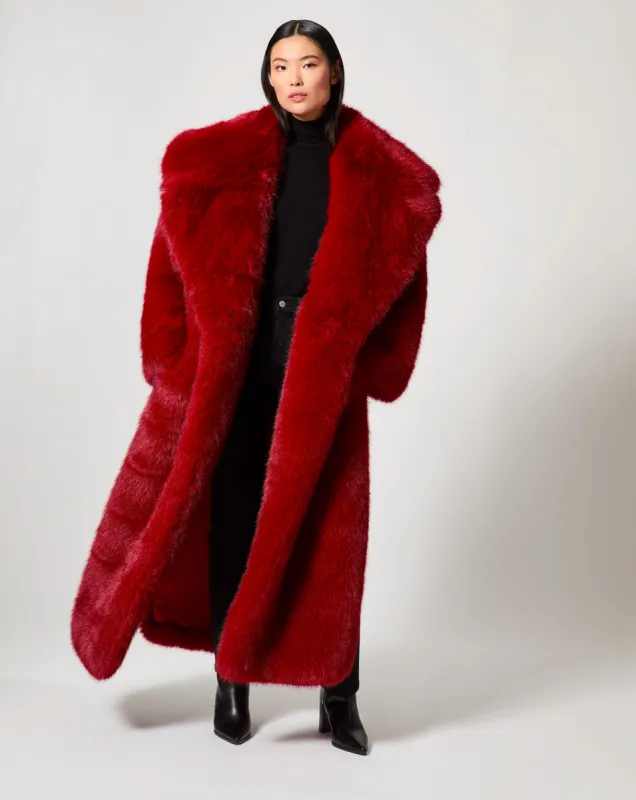 Glam Fox Faux Fur Coat sold by Adrienne Landau