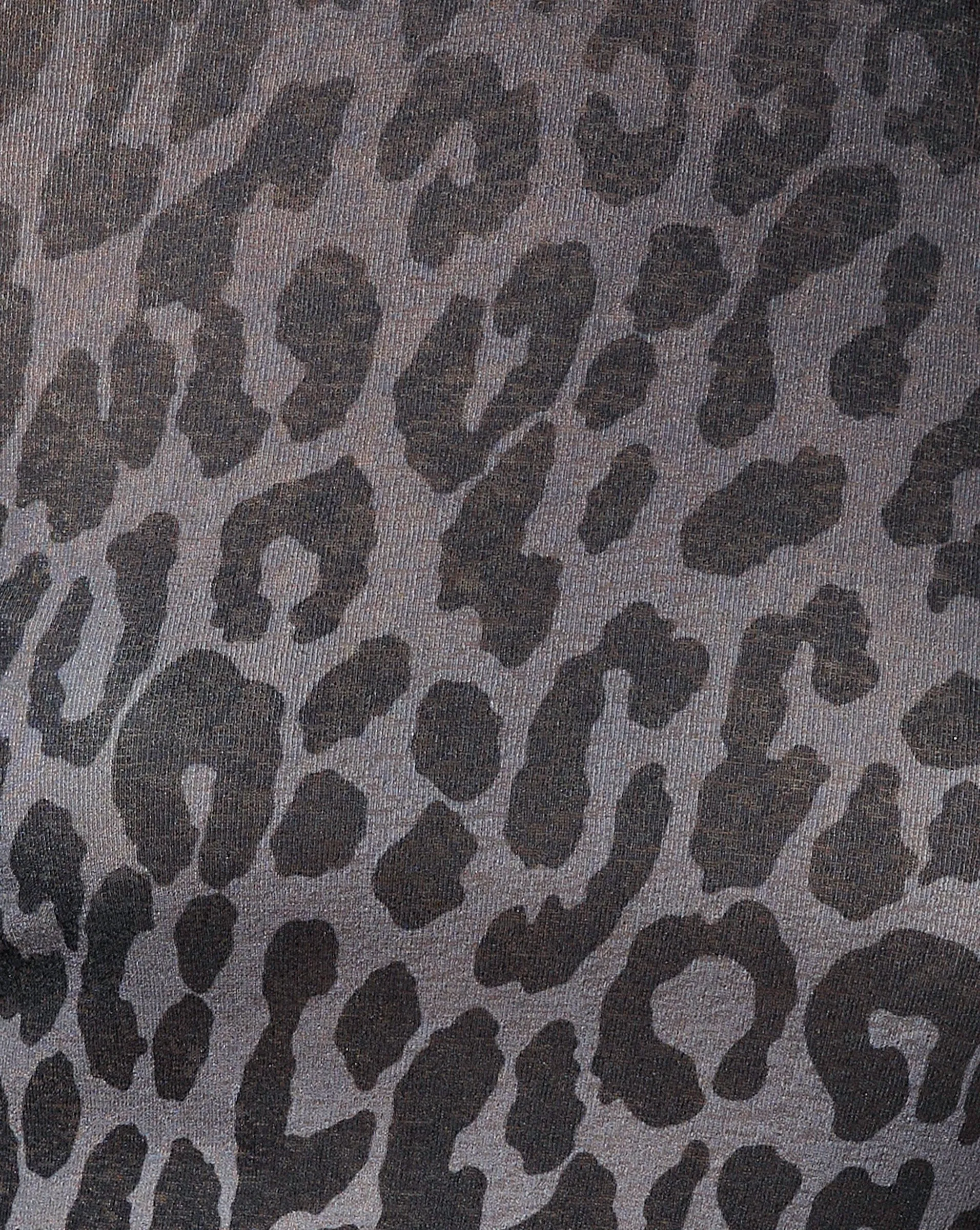 Cheetah Long Sleeve T-Shirt sold by Adrienne Landau product image thumbnail 4