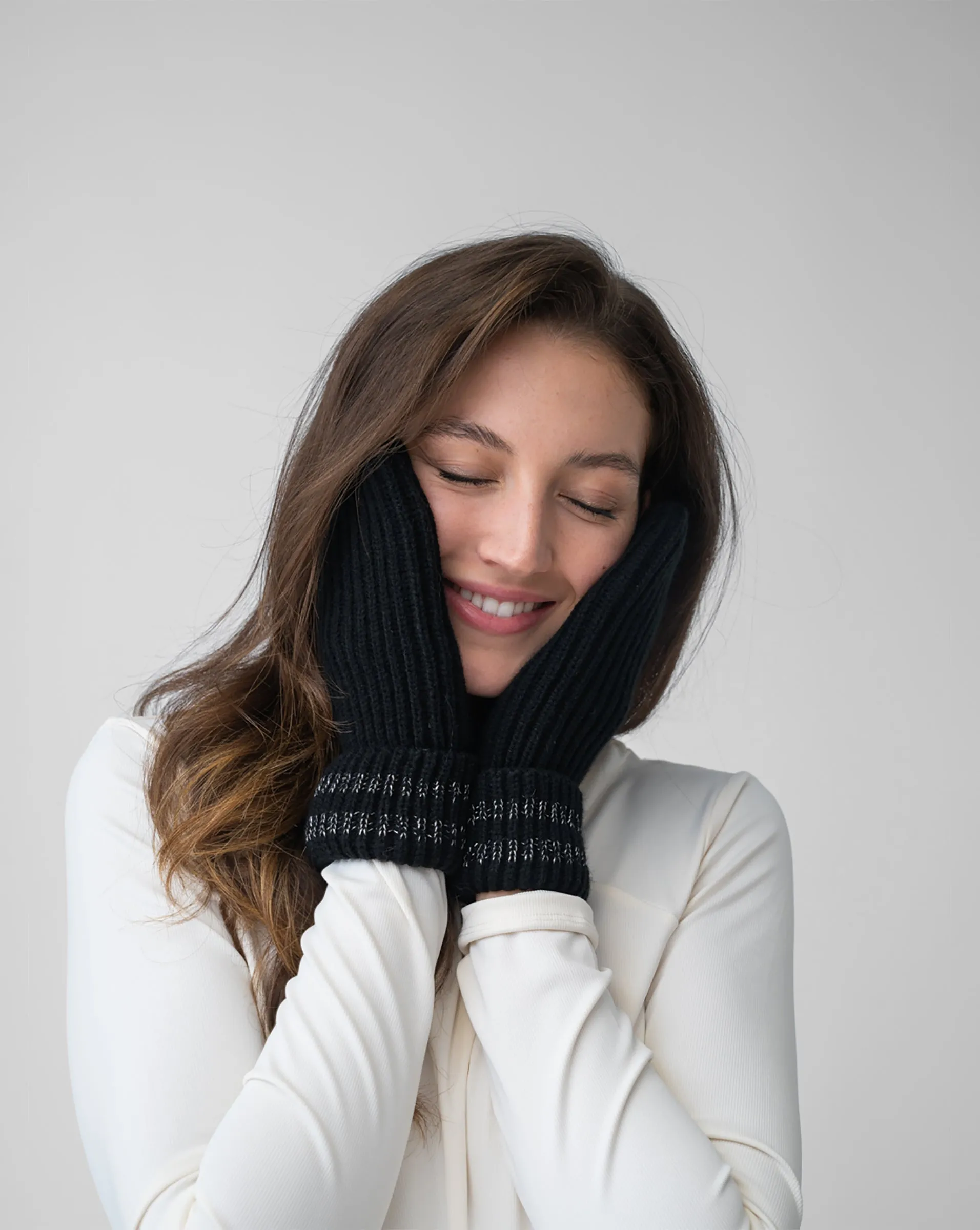 FINAL SALE - Metallic Stripe Glove sold by Adrienne Landau product image thumbnail 2