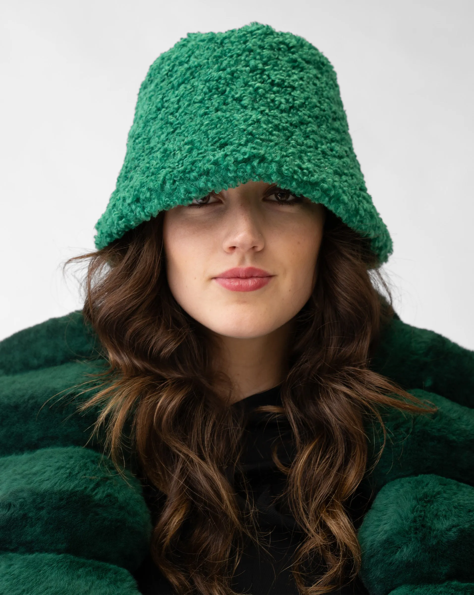 FINAL SALE - Reversible Sherpa Bucket Hat sold by Adrienne Landau
