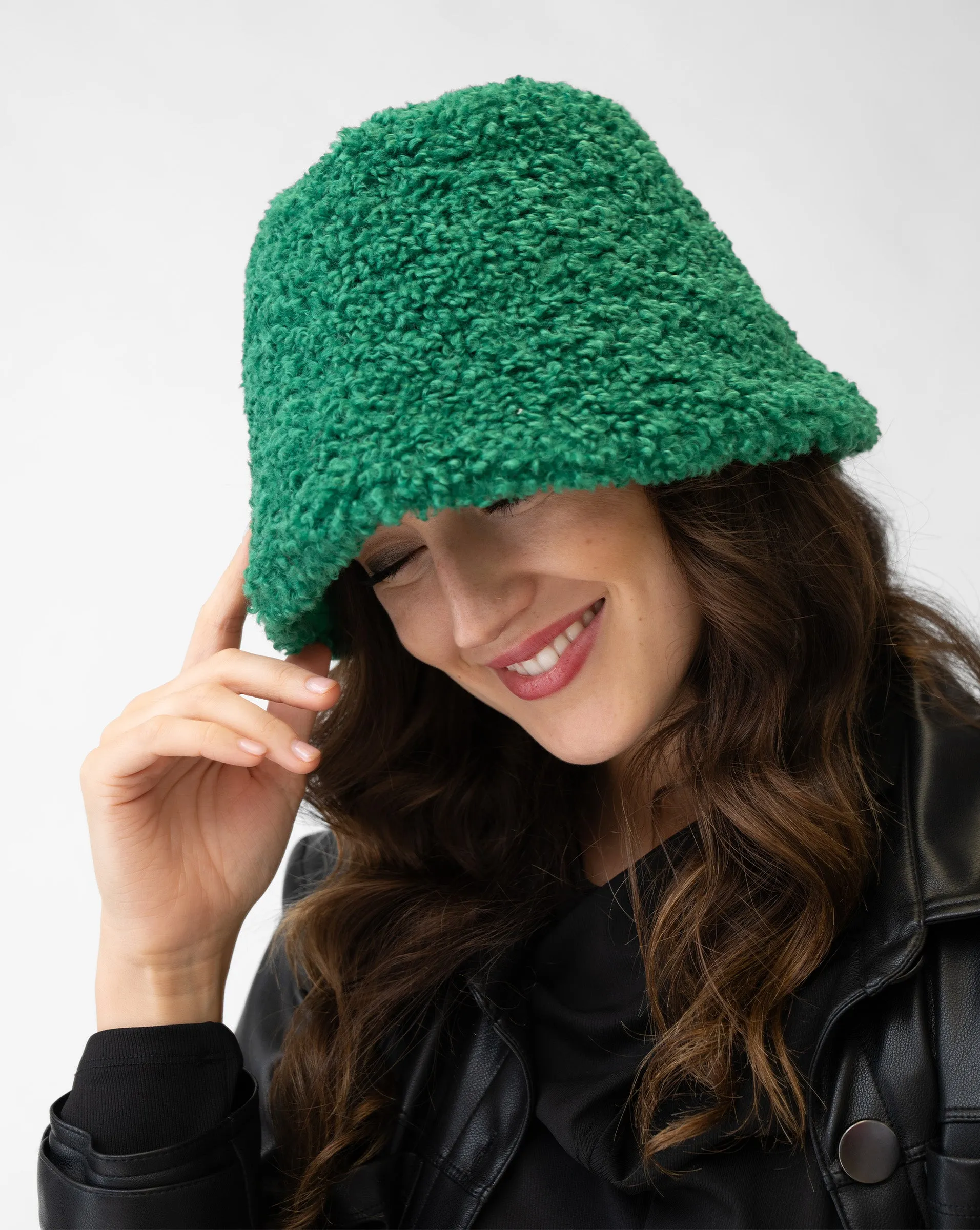 FINAL SALE - Reversible Sherpa Bucket Hat sold by Adrienne Landau product image thumbnail 2