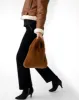 FINAL SALE - Top Handle Faux Fur Bag sold by Adrienne Landau