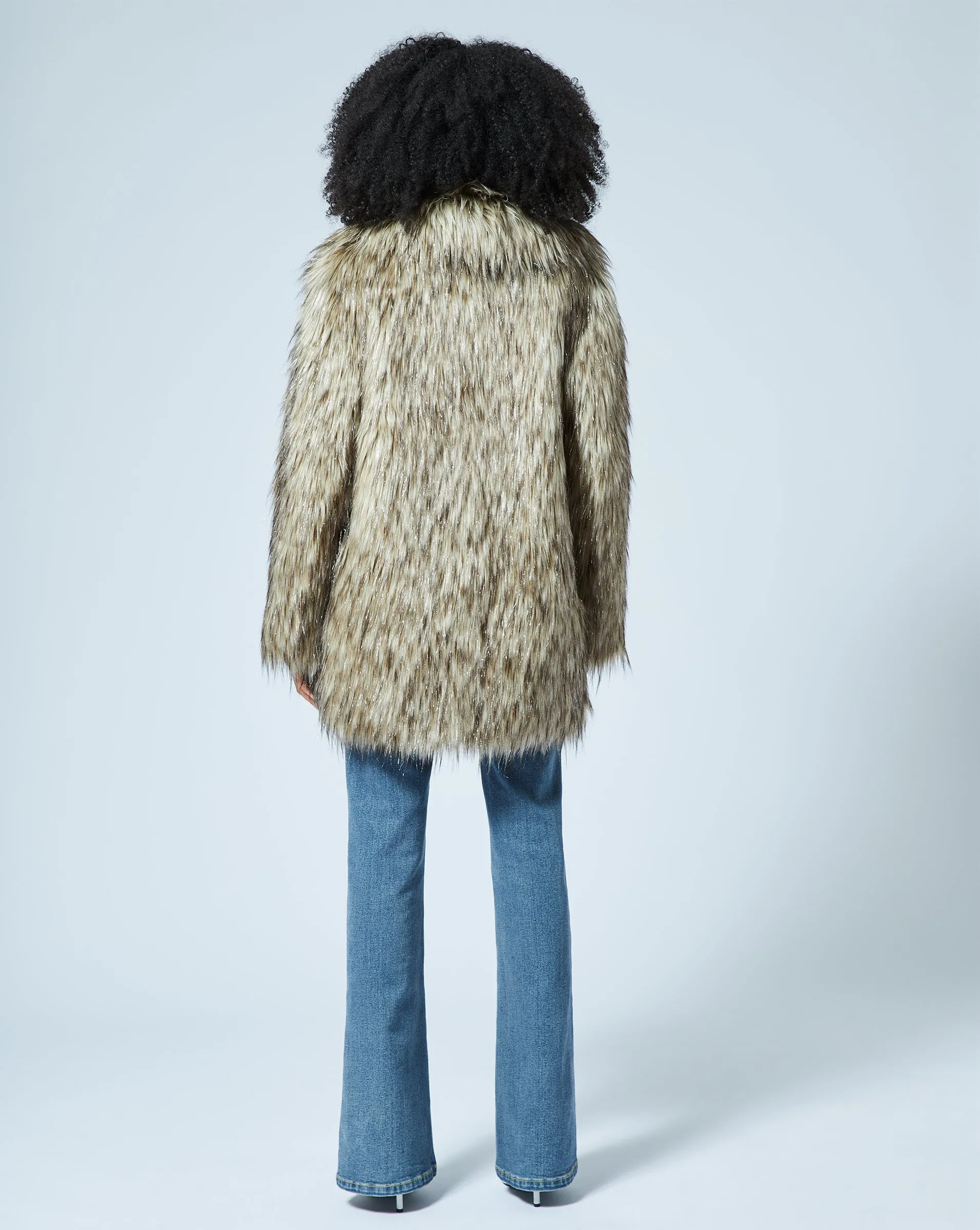 Shaggy Fox Faux Fur Coat sold by Adrienne Landau product image thumbnail 5