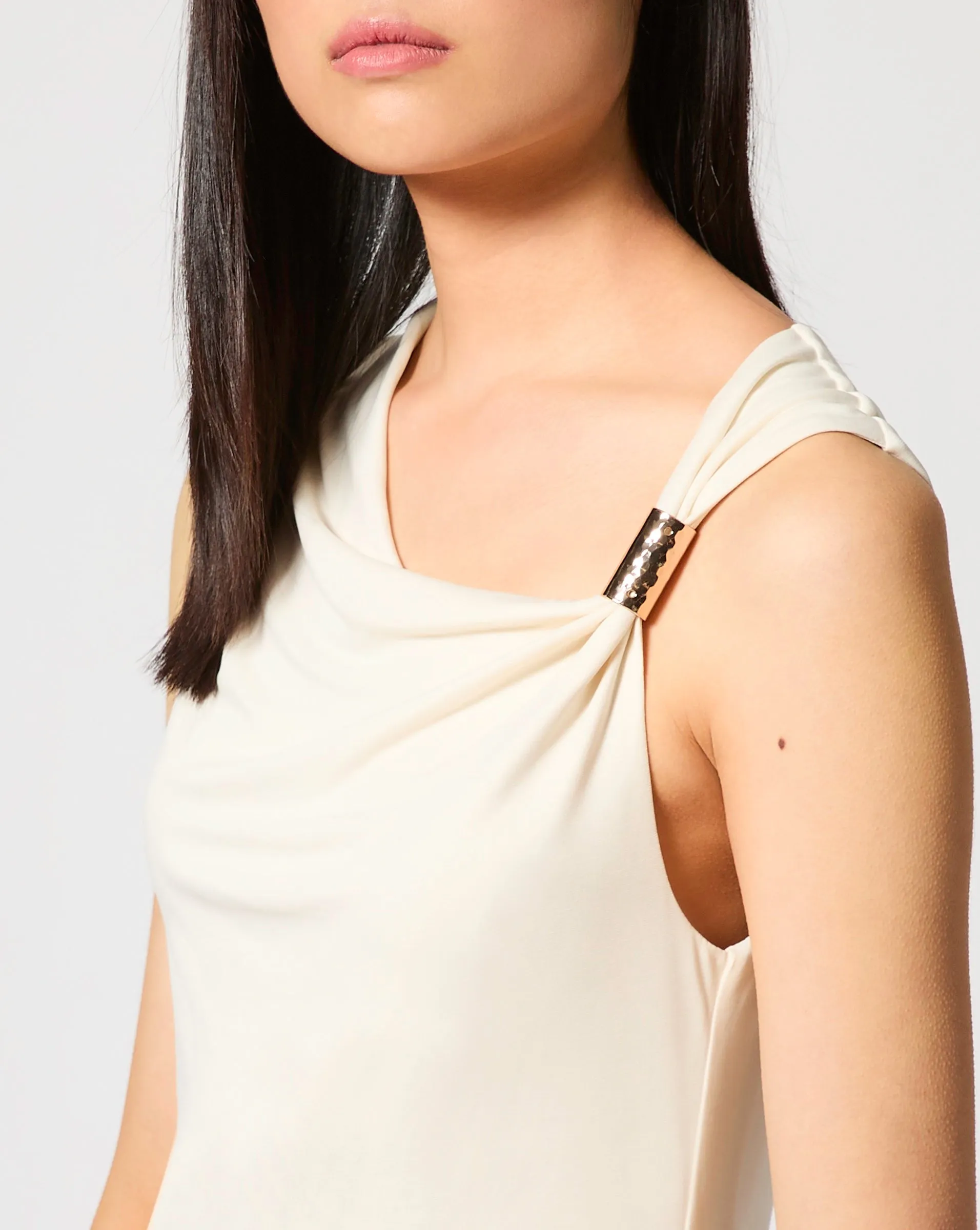Asymmetric Sleeveless Top sold by Adrienne Landau product image thumbnail 4