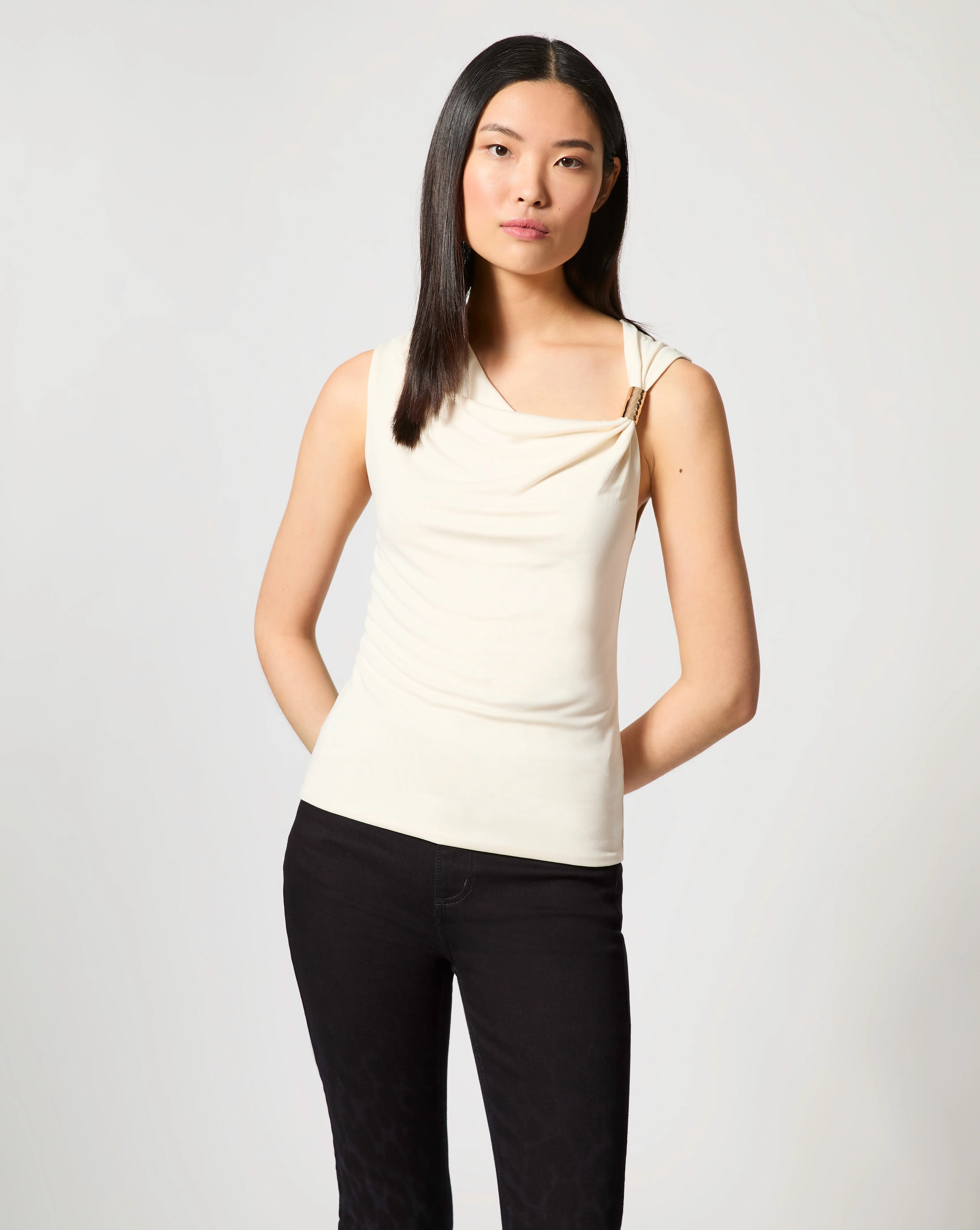 Asymmetric Sleeveless Top sold by Adrienne Landau