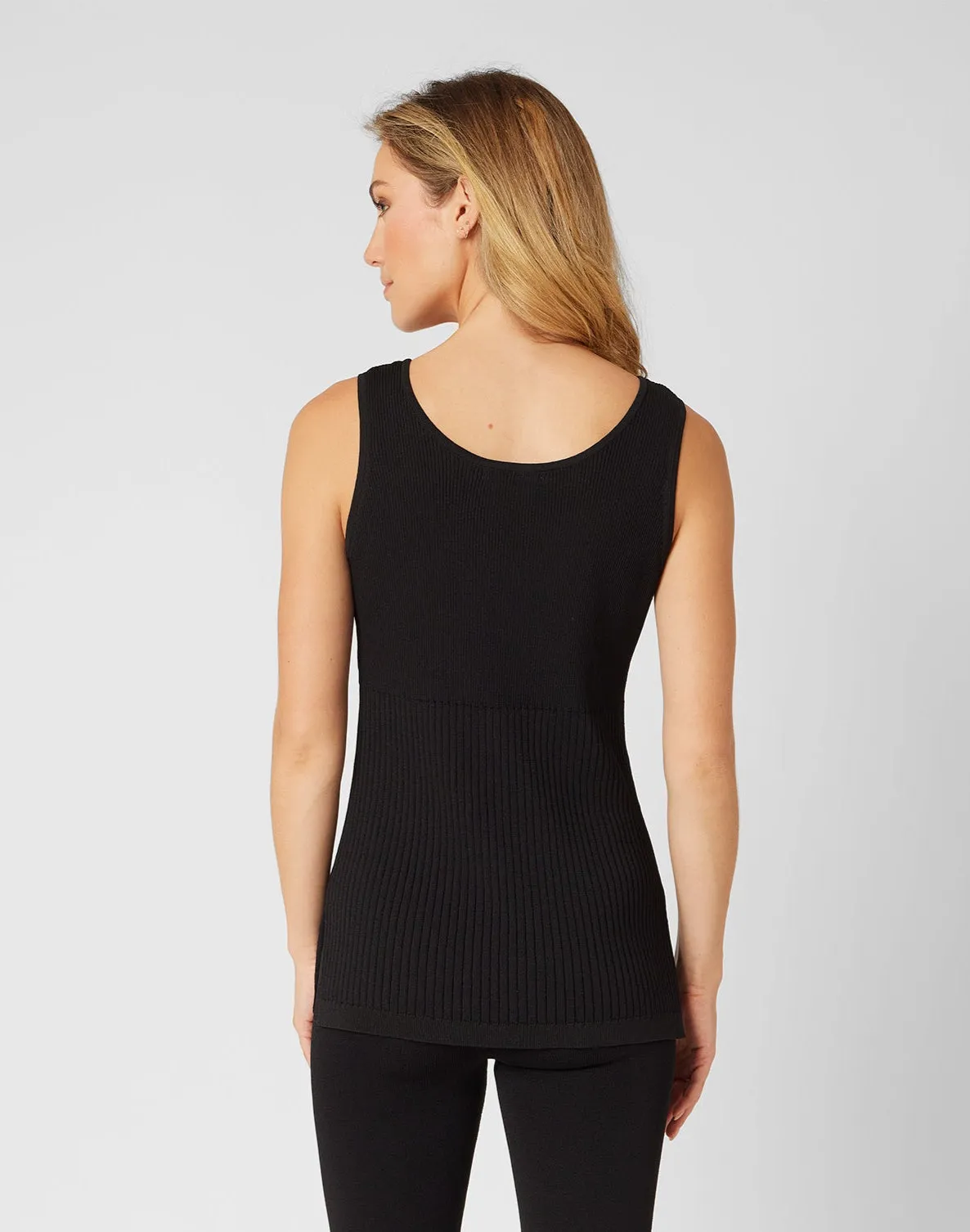 FINAL SALE - Agate Ribbed-Knit Tank sold by Adrienne Landau product image thumbnail 2