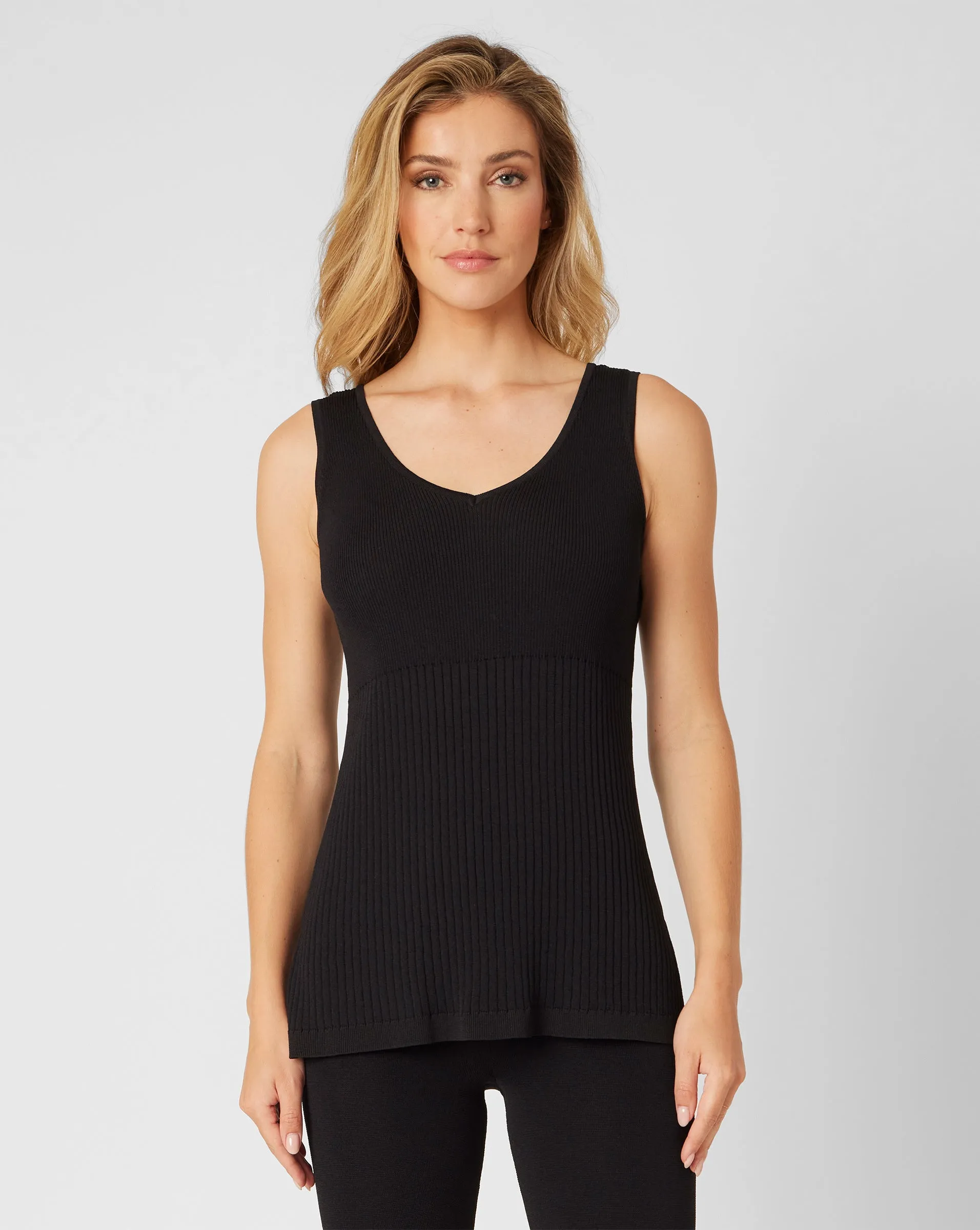 FINAL SALE - Agate Ribbed-Knit Tank sold by Adrienne Landau