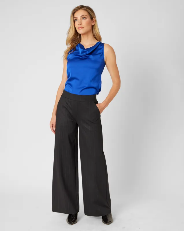 FINAL SALE - Wide Leg Pinstripe Pant sold by Adrienne Landau