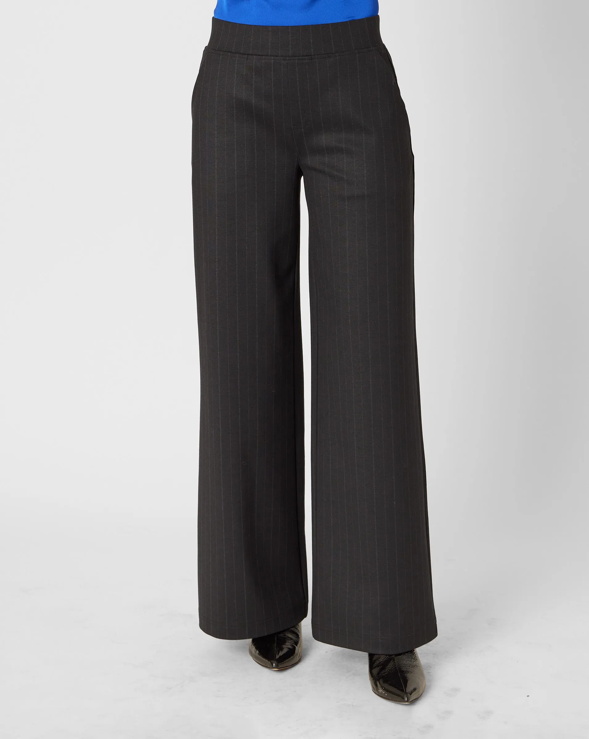 FINAL SALE - Wide Leg Pinstripe Pant sold by Adrienne Landau product image thumbnail 2