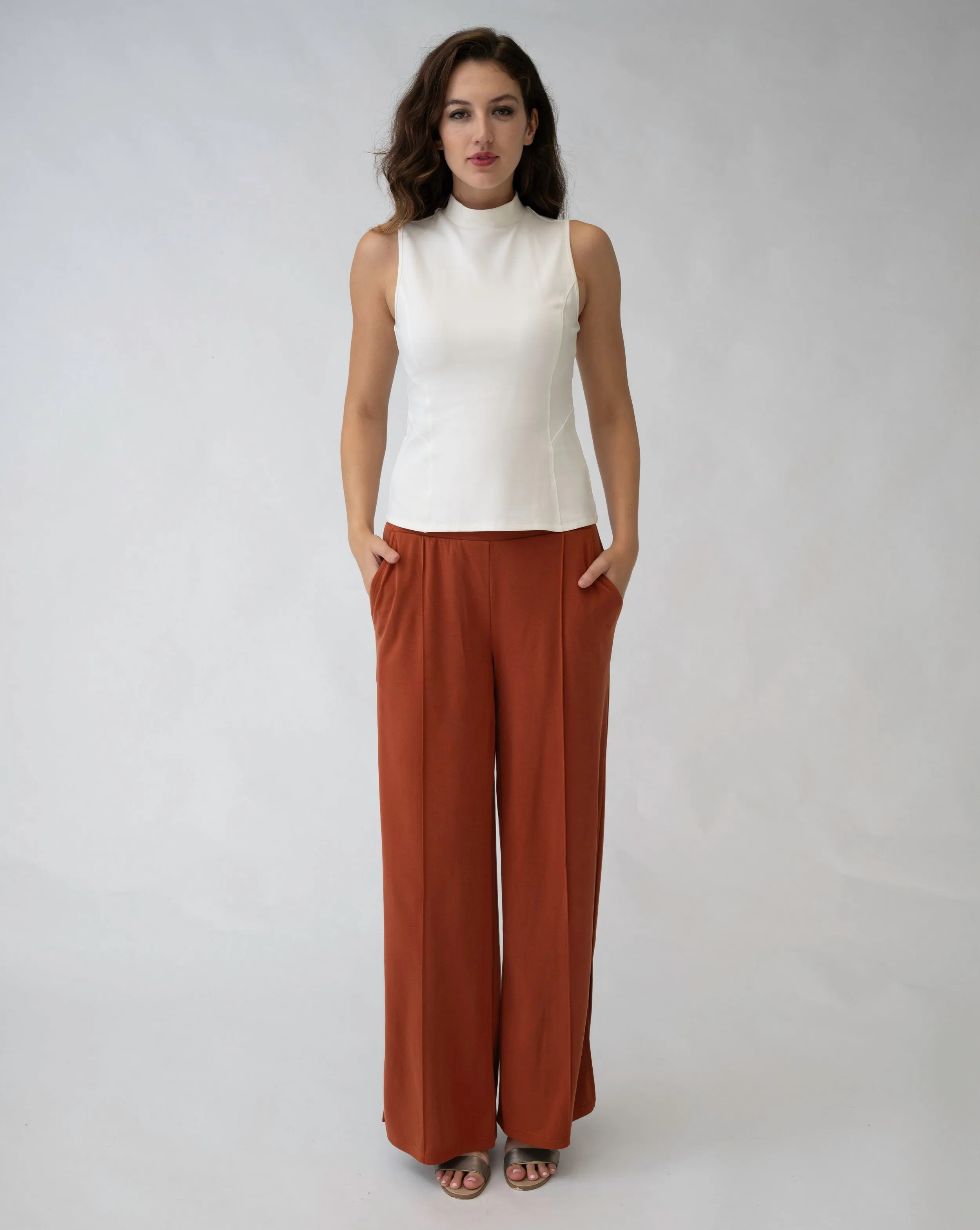 FINAL SALE - Luxe Wide Leg Pant sold by Adrienne Landau product image thumbnail 5