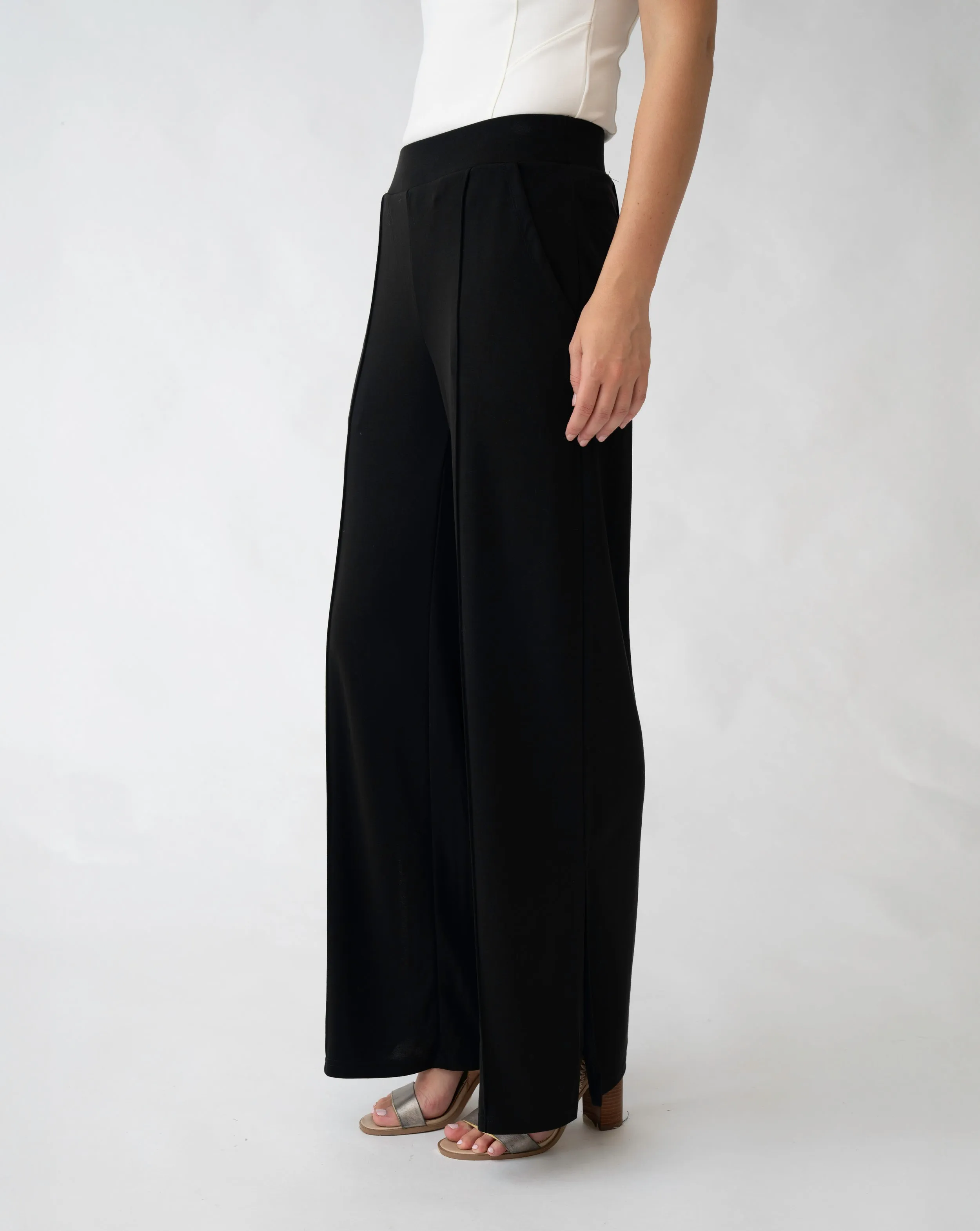 FINAL SALE - Luxe Wide Leg Pant sold by Adrienne Landau product image thumbnail 2