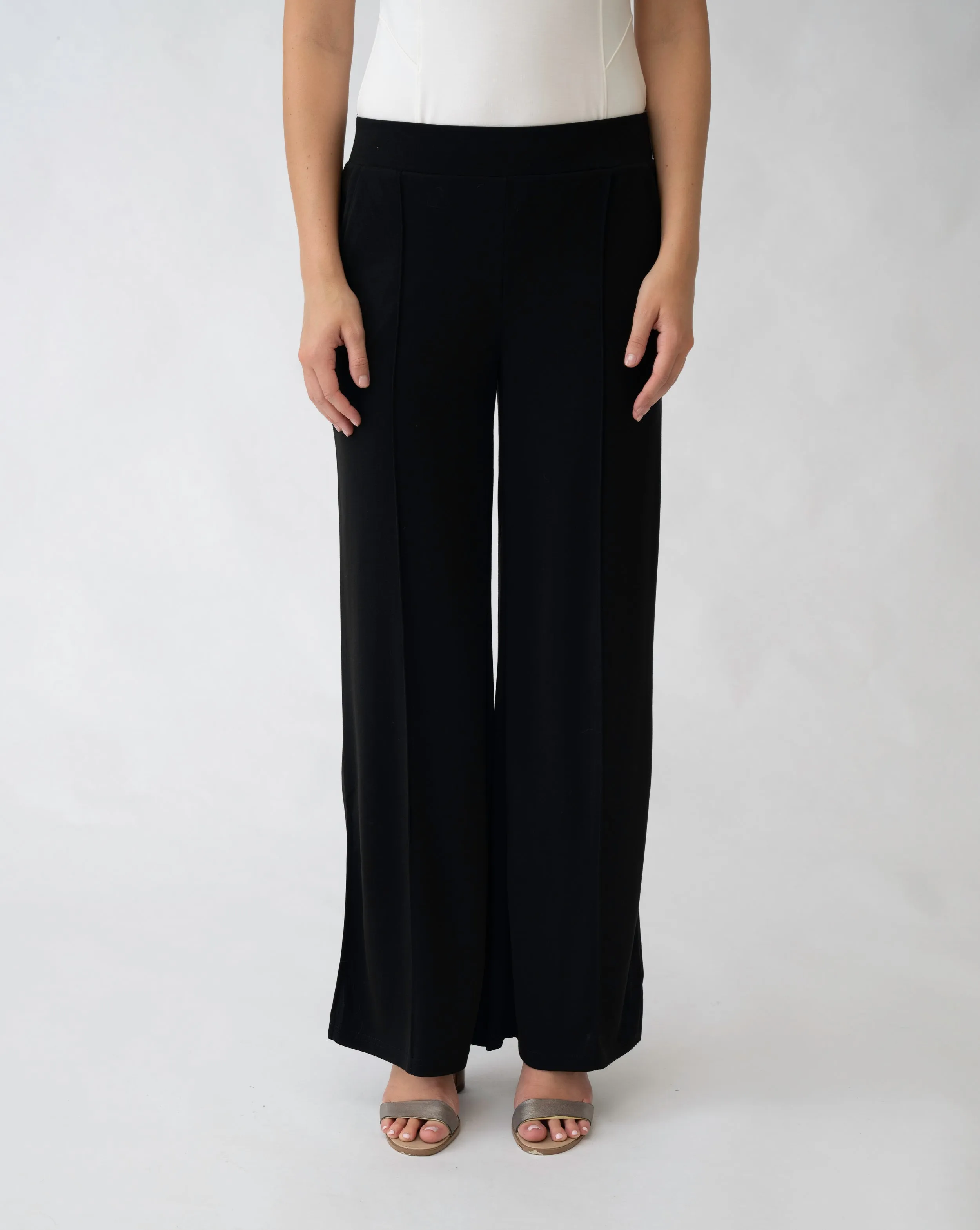 FINAL SALE - Luxe Wide Leg Pant sold by Adrienne Landau product image thumbnail 4