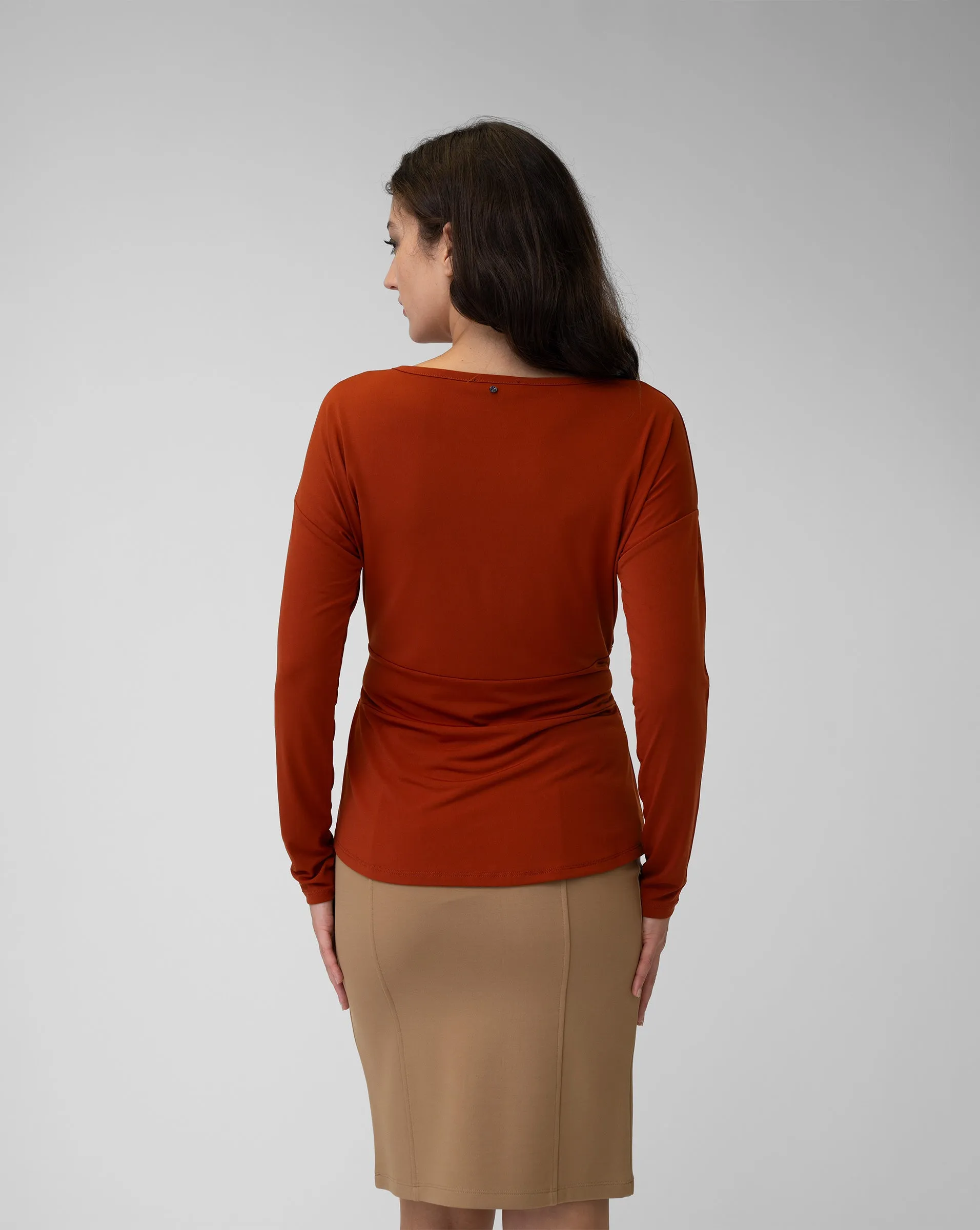 FINAL SALE - Waist Tie Top sold by Adrienne Landau product image thumbnail 3