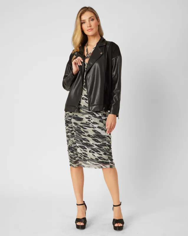 Onyx Moto Jacket sold by Adrienne Landau