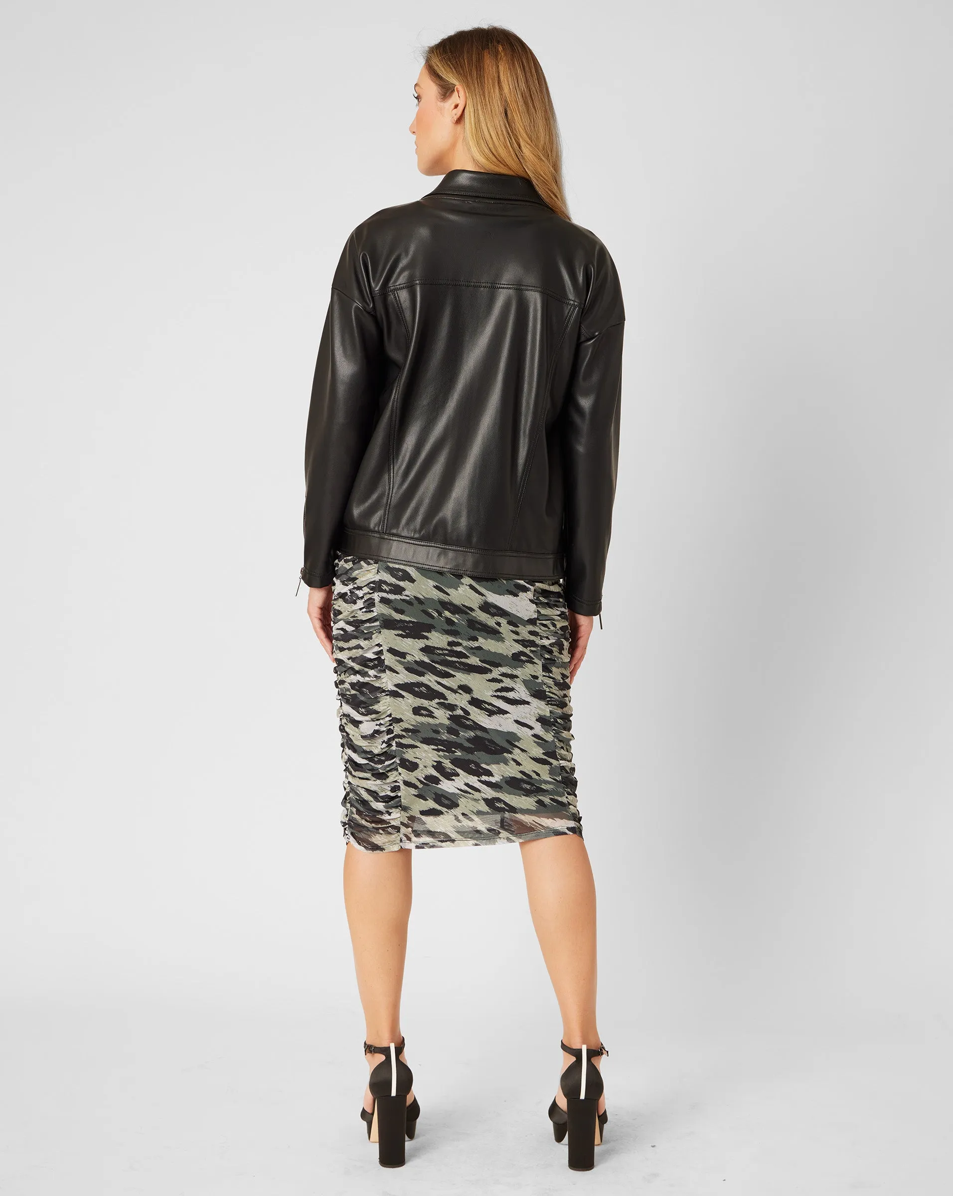 Onyx Moto Jacket sold by Adrienne Landau product image thumbnail 4