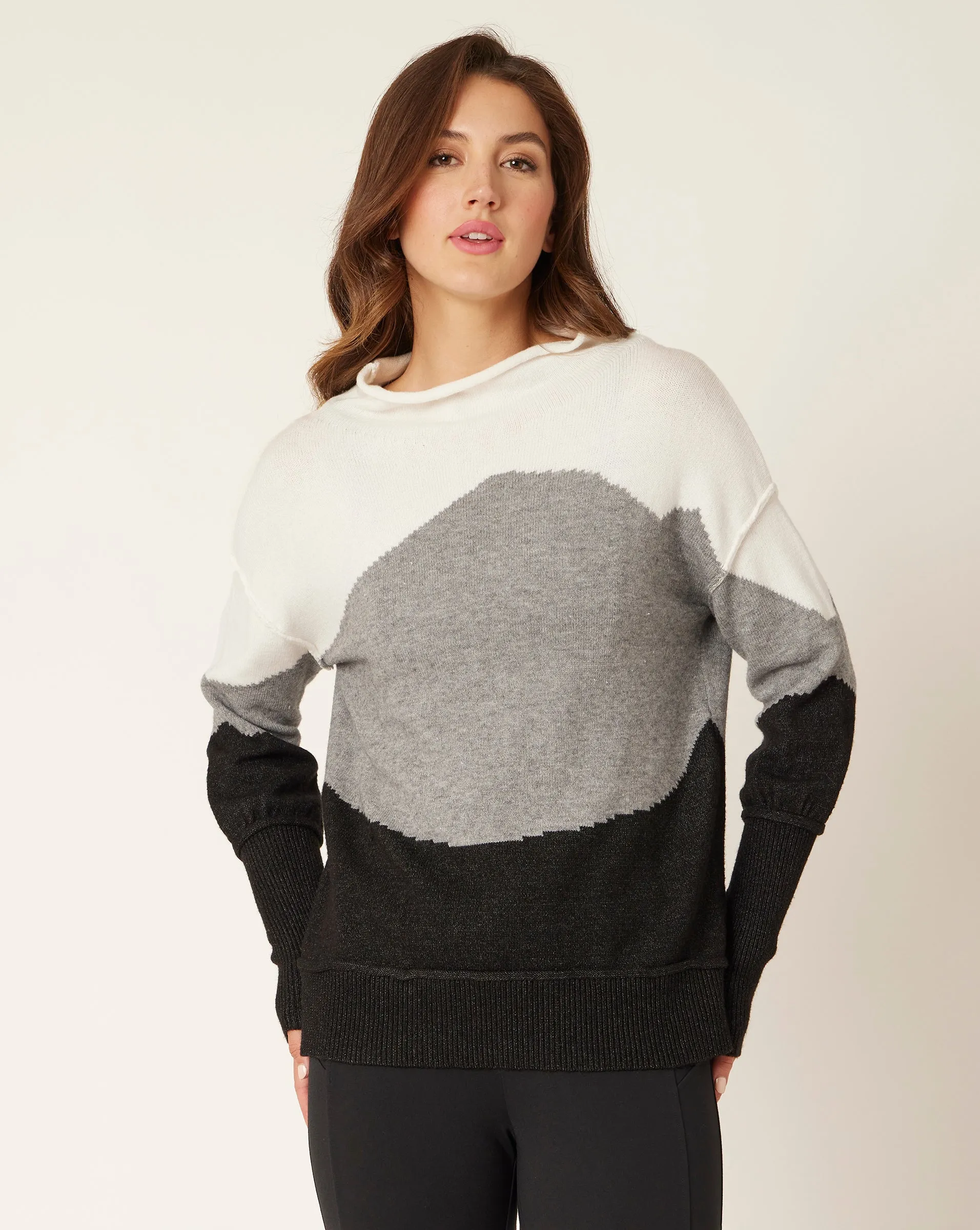 FINAL SALE - Funnel Neck Sweater sold by Adrienne Landau