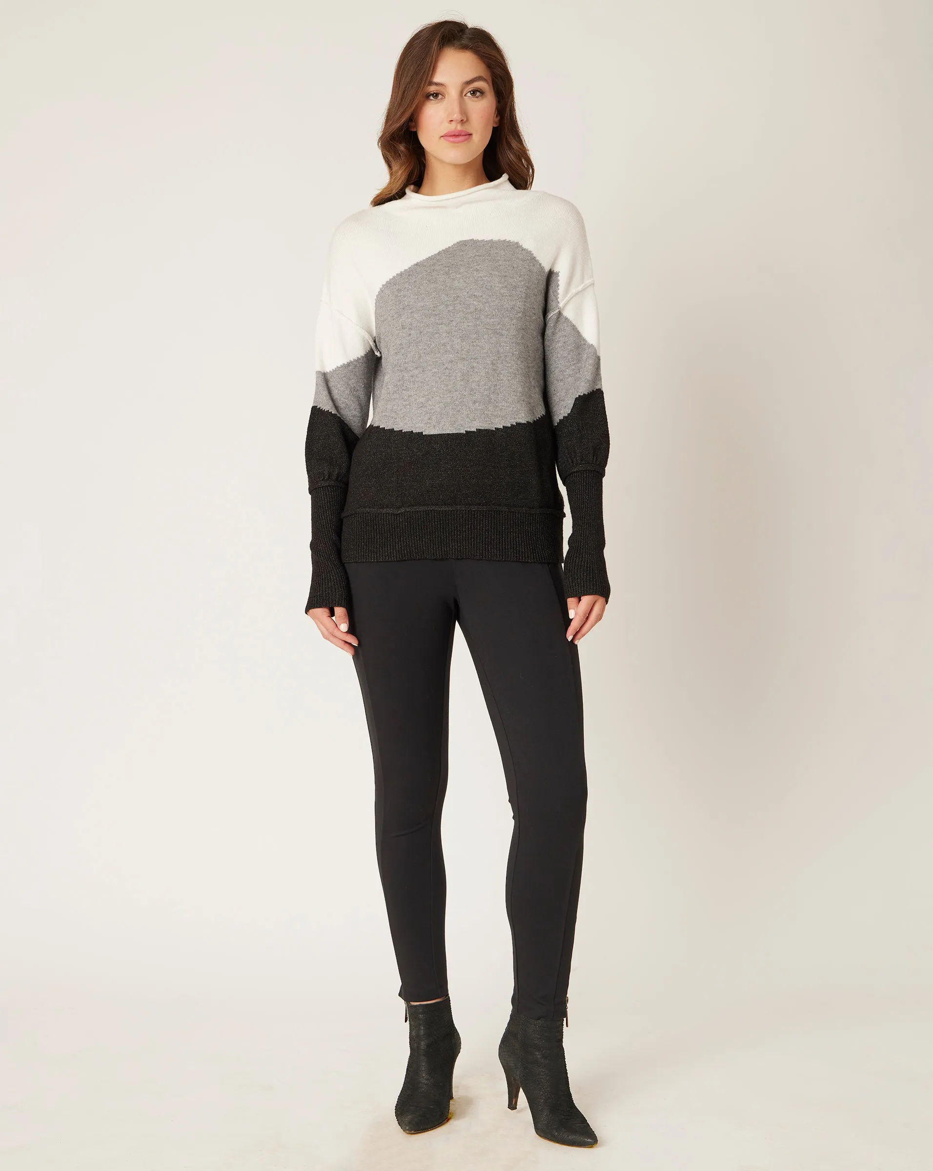 FINAL SALE - Funnel Neck Sweater sold by Adrienne Landau product image thumbnail 2