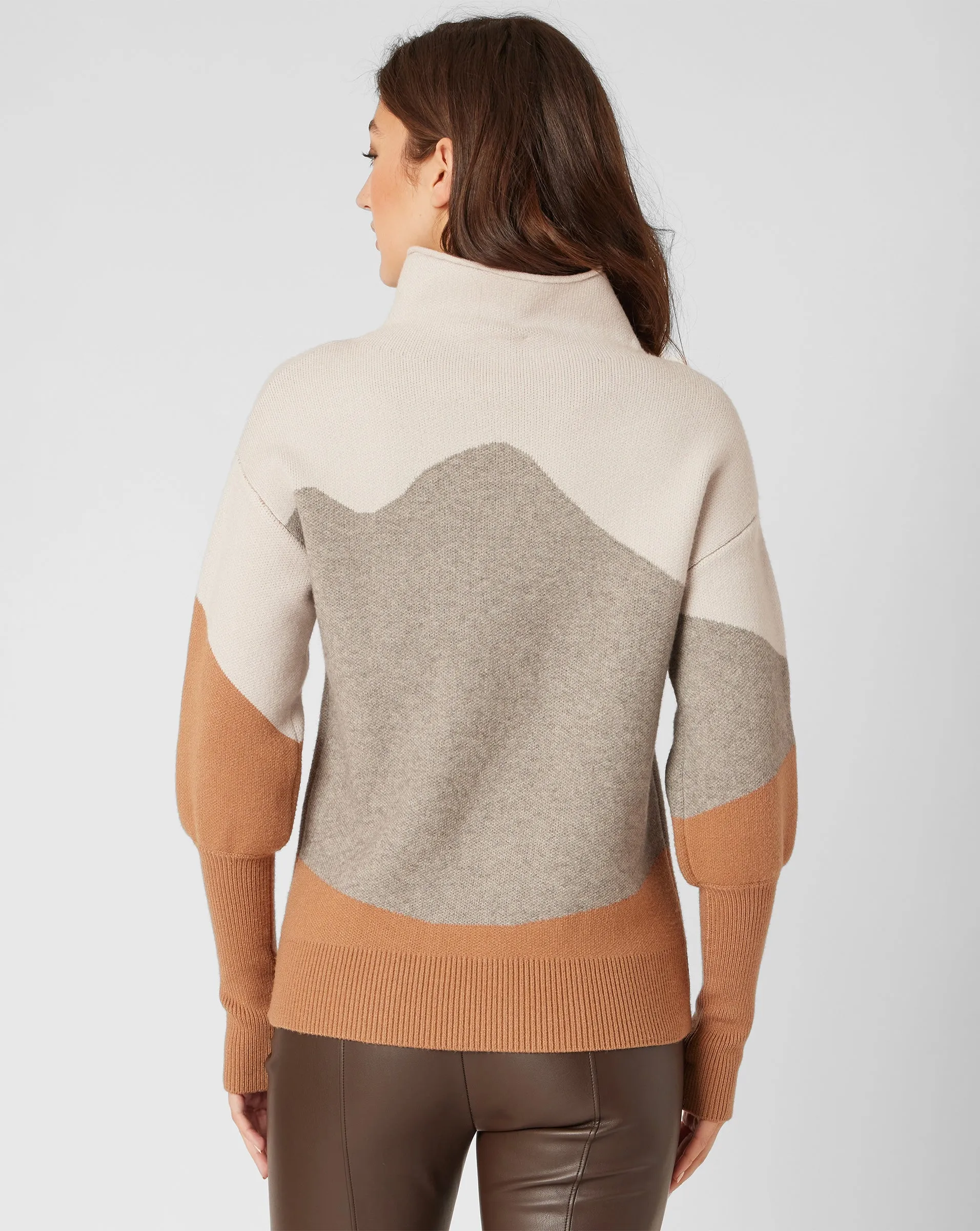 FINAL SALE - Funnel Neck Sweater sold by Adrienne Landau product image thumbnail 3
