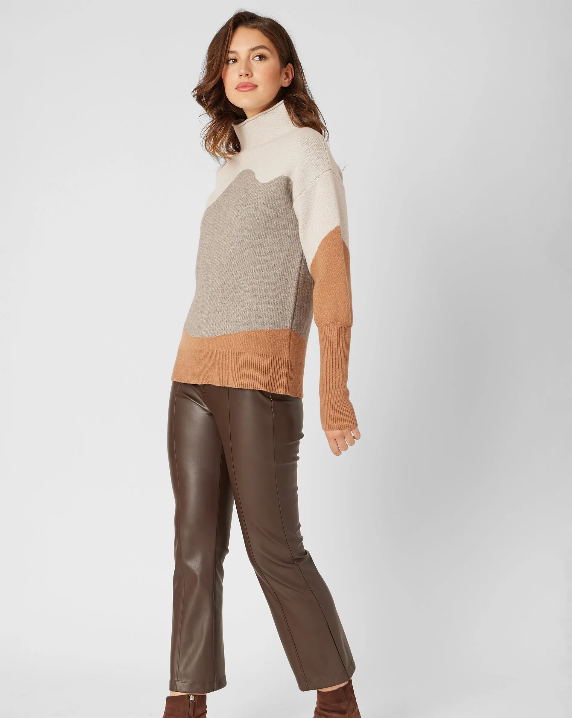 FINAL SALE - Funnel Neck Sweater sold by Adrienne Landau product image thumbnail 2