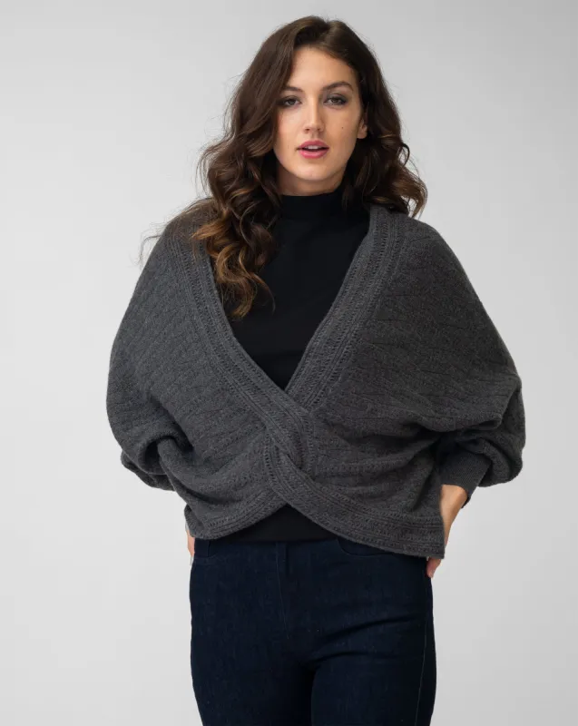 FINAL SALE - Cashmere Twist Dolman Sweater sold by Adrienne Landau