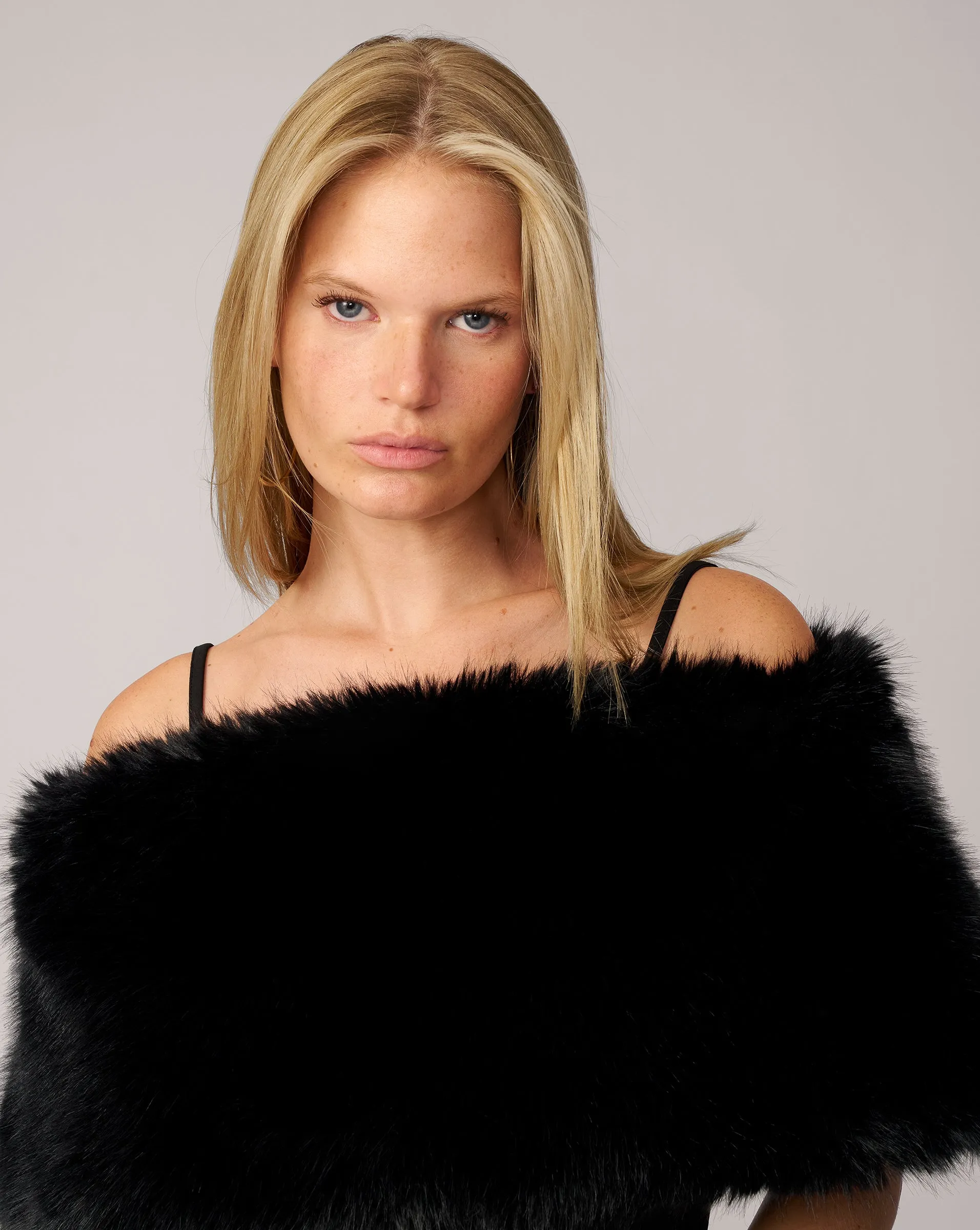 Fox Faux Fur Shrug sold by Adrienne Landau product image thumbnail 5