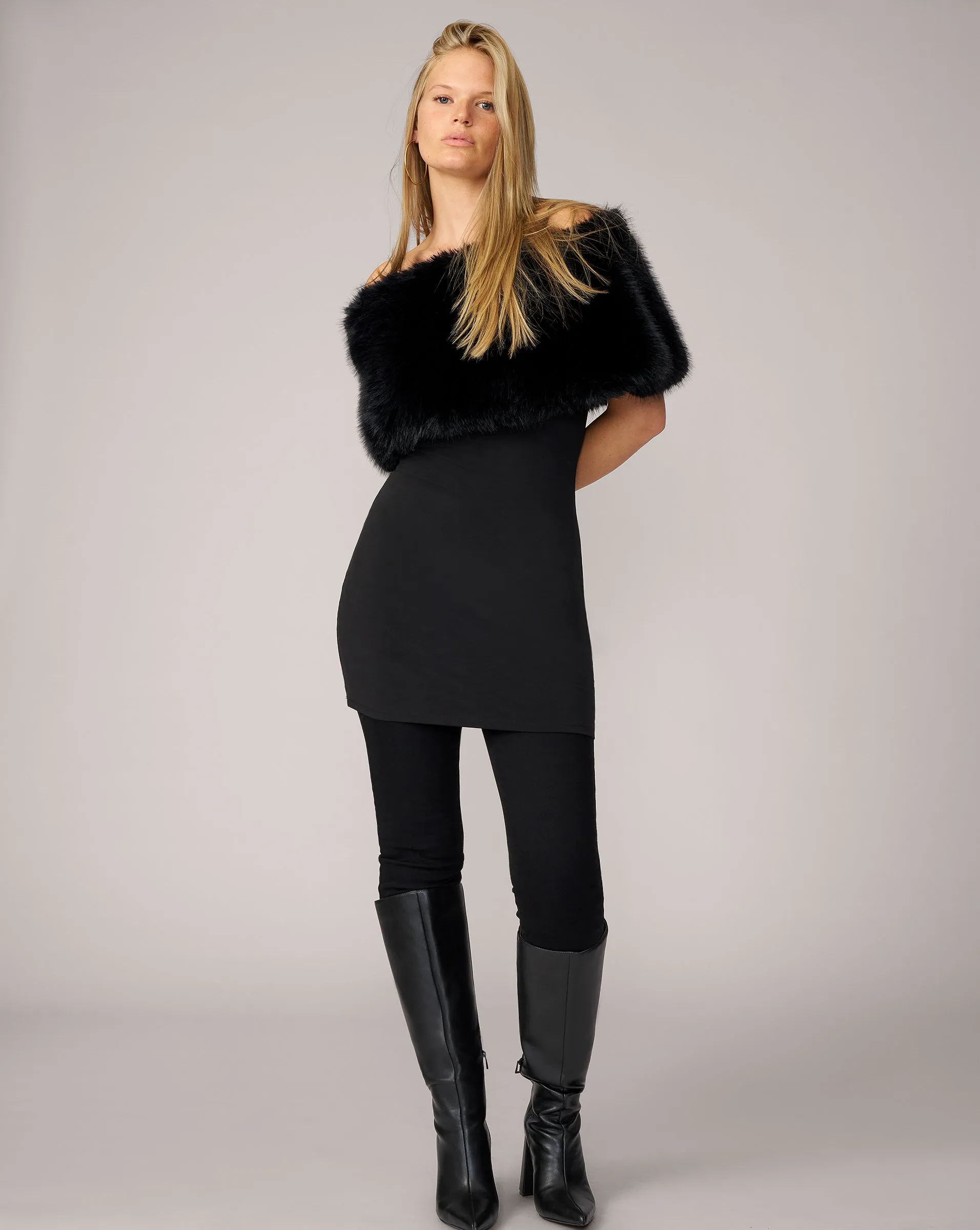 Fox Faux Fur Shrug sold by Adrienne Landau product image thumbnail 2