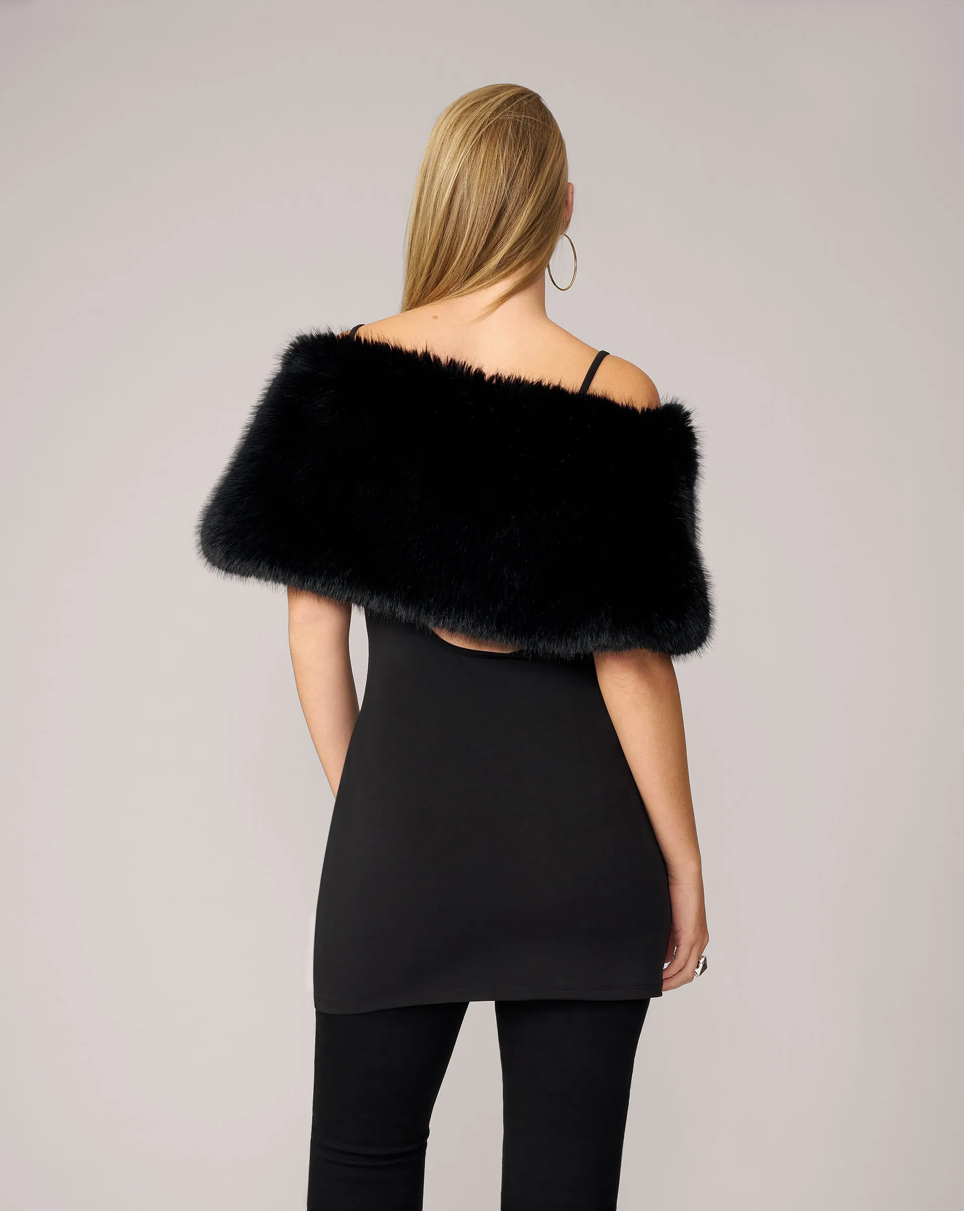 Fox Faux Fur Shrug sold by Adrienne Landau product image thumbnail 4