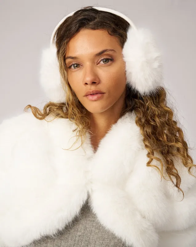 Fox Faux Fur Earmuff sold by Adrienne Landau