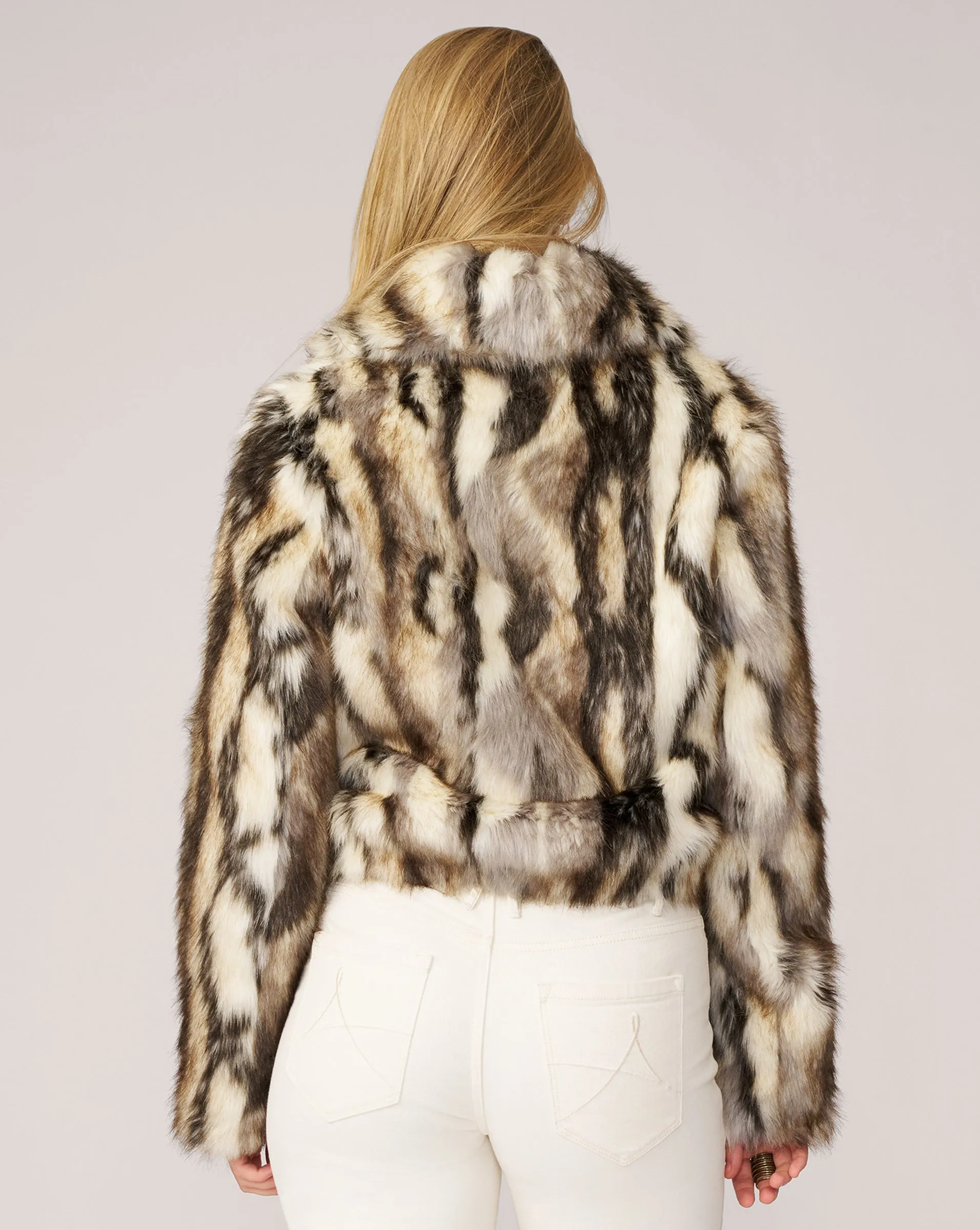 Emory Tribeca Faux Mink Jacket sold by Adrienne Landau product image thumbnail 4