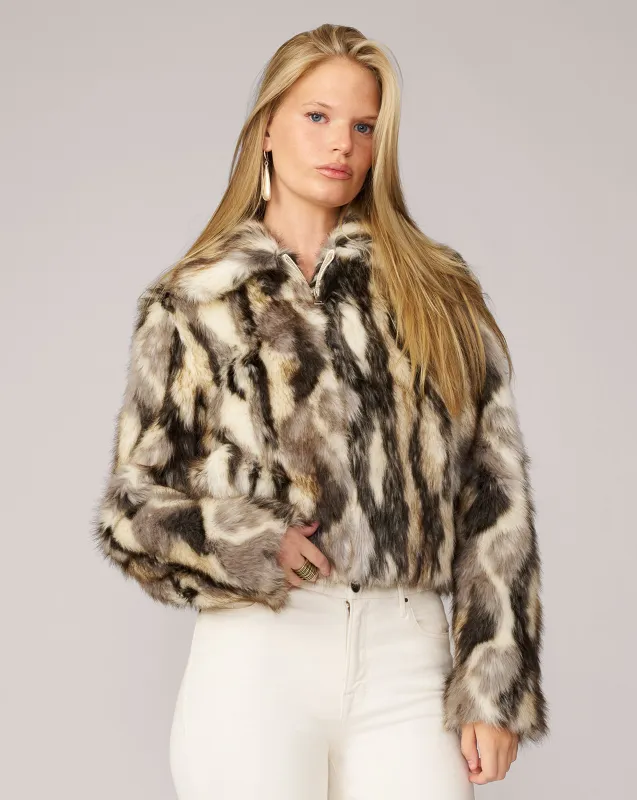 Emory Tribeca Faux Mink Jacket sold by Adrienne Landau