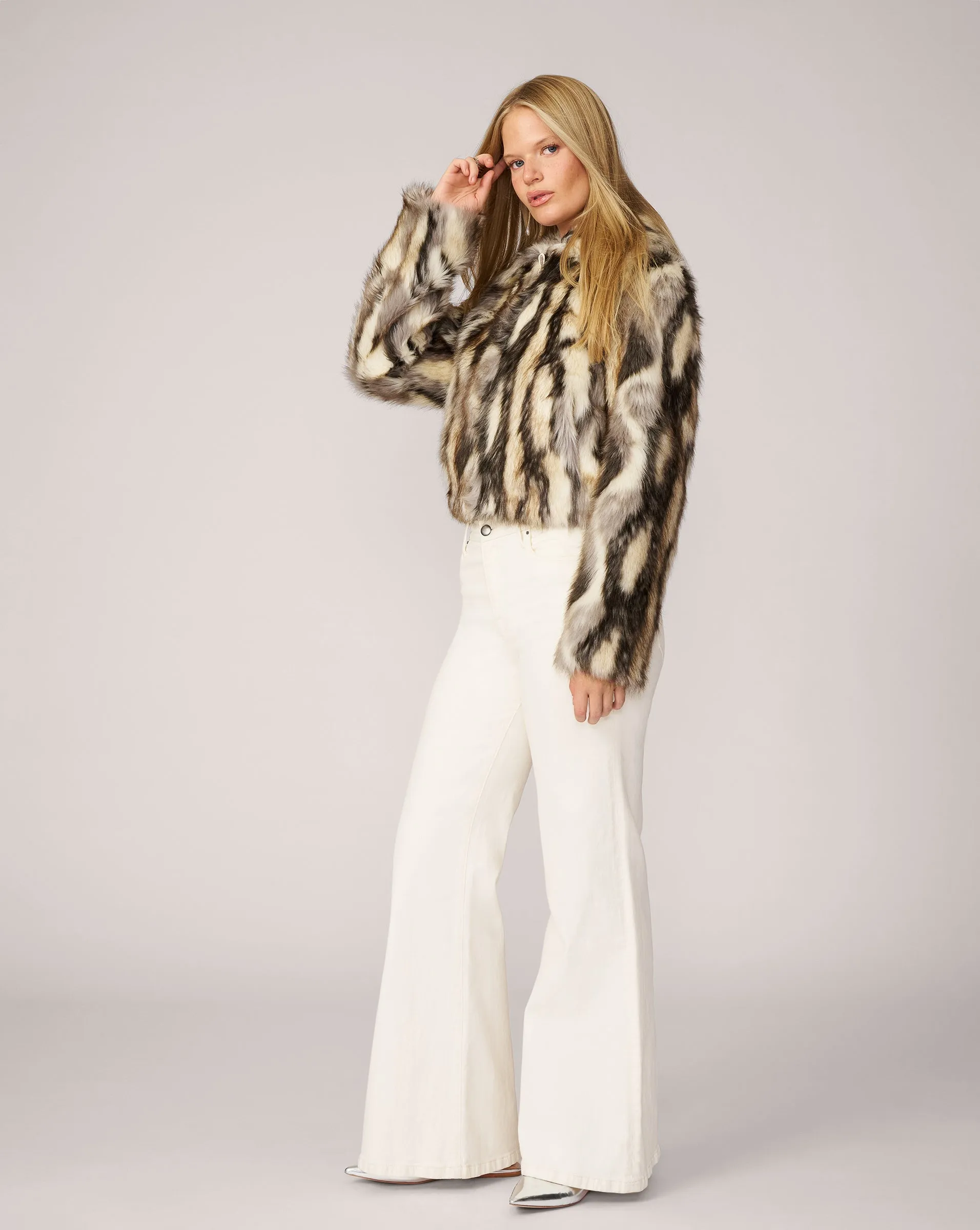 Emory Tribeca Faux Mink Jacket sold by Adrienne Landau product image thumbnail 2