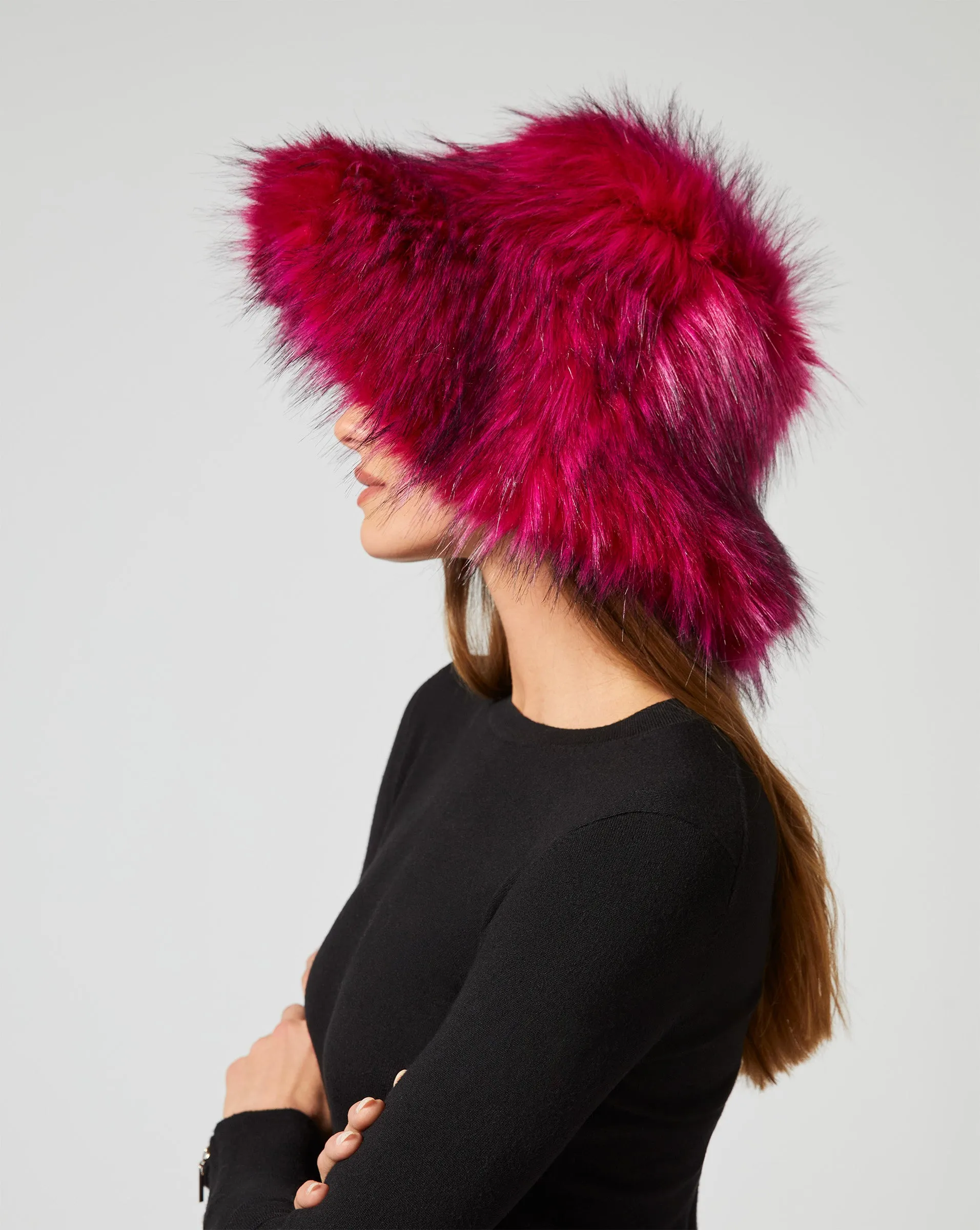 Brimmed Faux Fur Hat sold by Adrienne Landau product image thumbnail 2