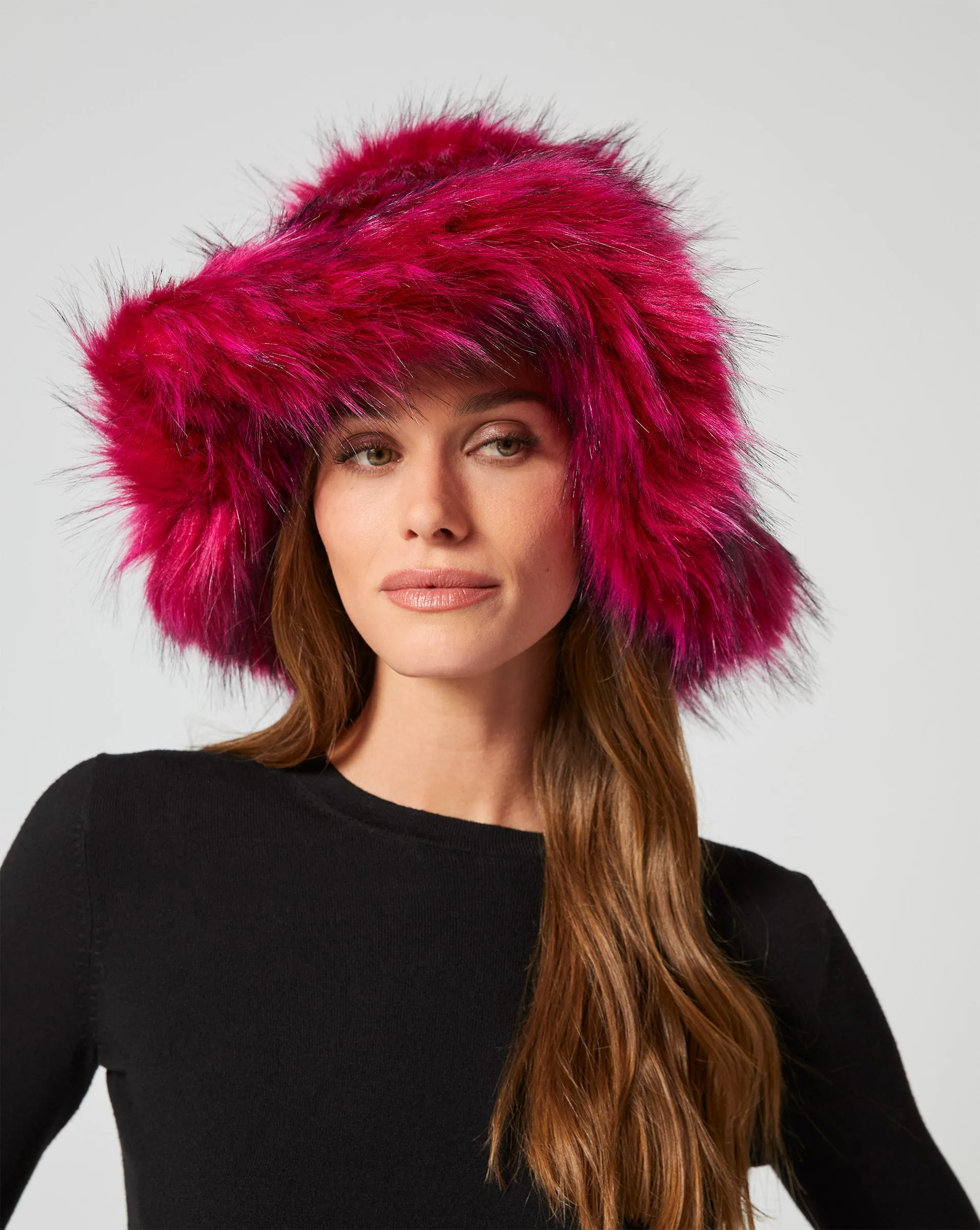 Brimmed Faux Fur Hat sold by Adrienne Landau product image thumbnail 3