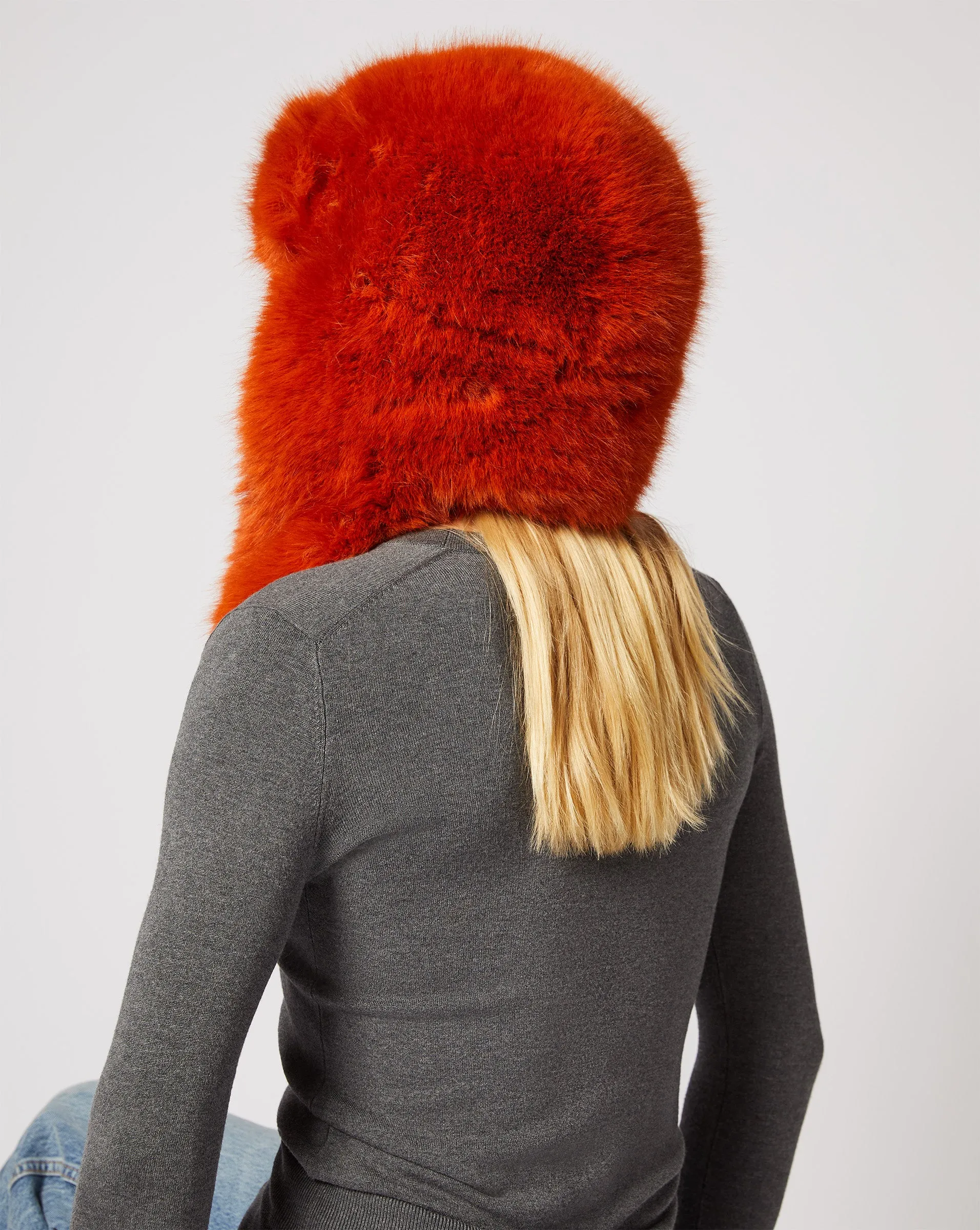 Lauren Fox Faux Fur Trapper Hat sold by Adrienne Landau product image thumbnail 3