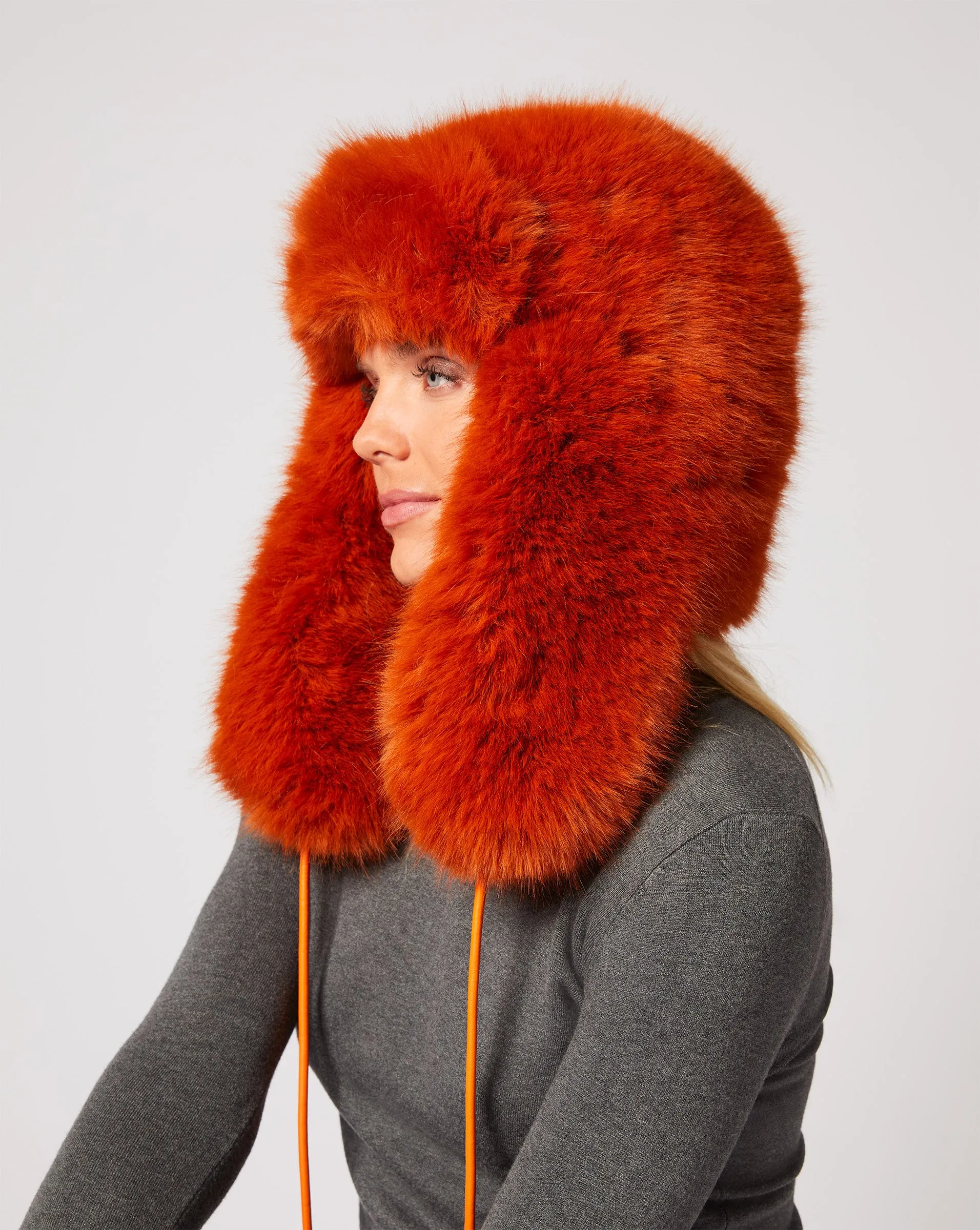 Lauren Fox Faux Fur Trapper Hat sold by Adrienne Landau product image thumbnail 2